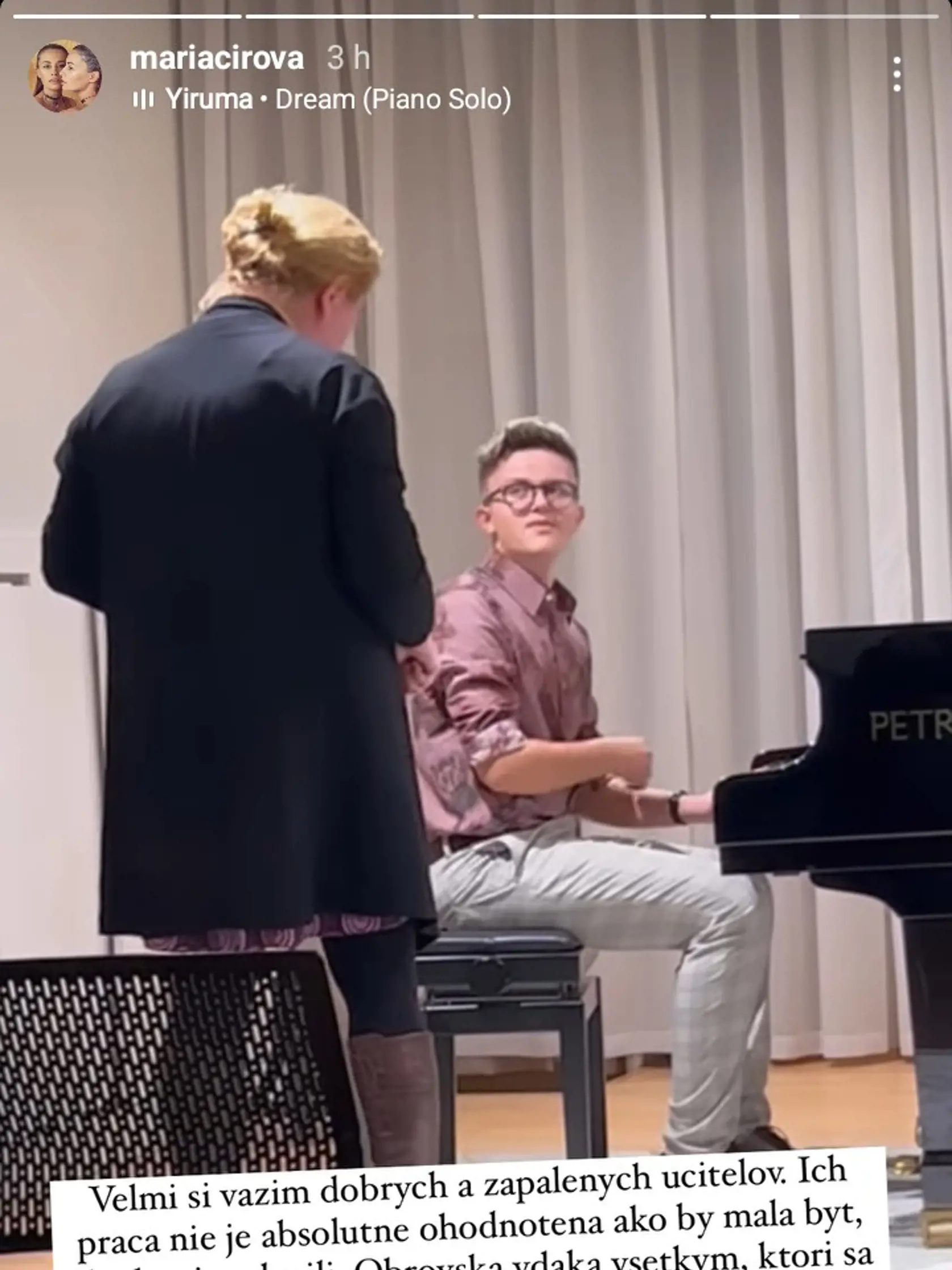 Syn Márie Čírovej Hugo poriadne vyrástol.