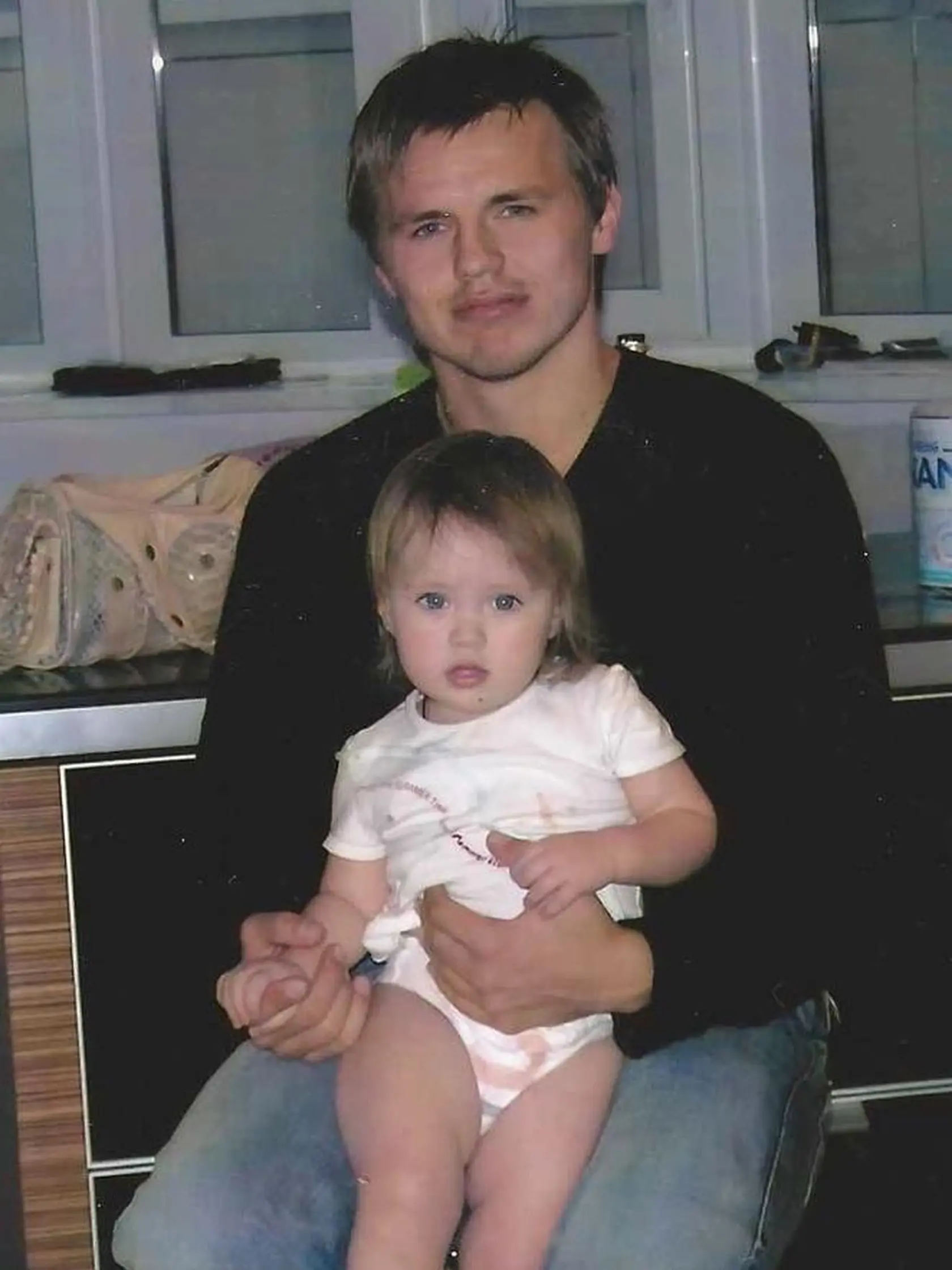 Ruslan s malou Kristinou. Jej otec ju podporoval a vo svete modelingu zarábala poriadny balík už ako malé dieťa. 