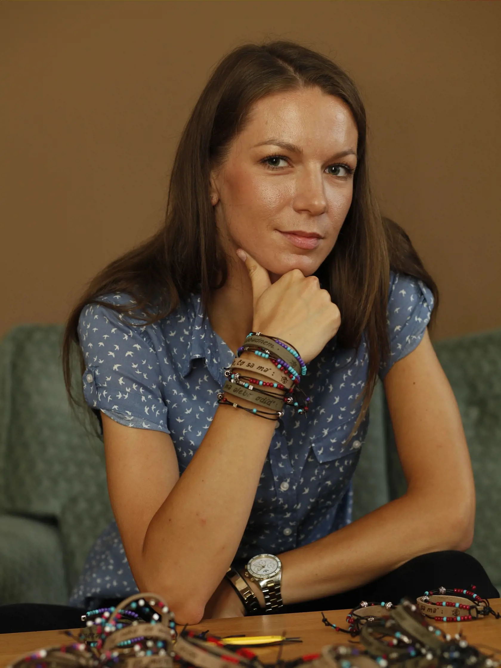 Smatanová Zuzana - kožené náramky