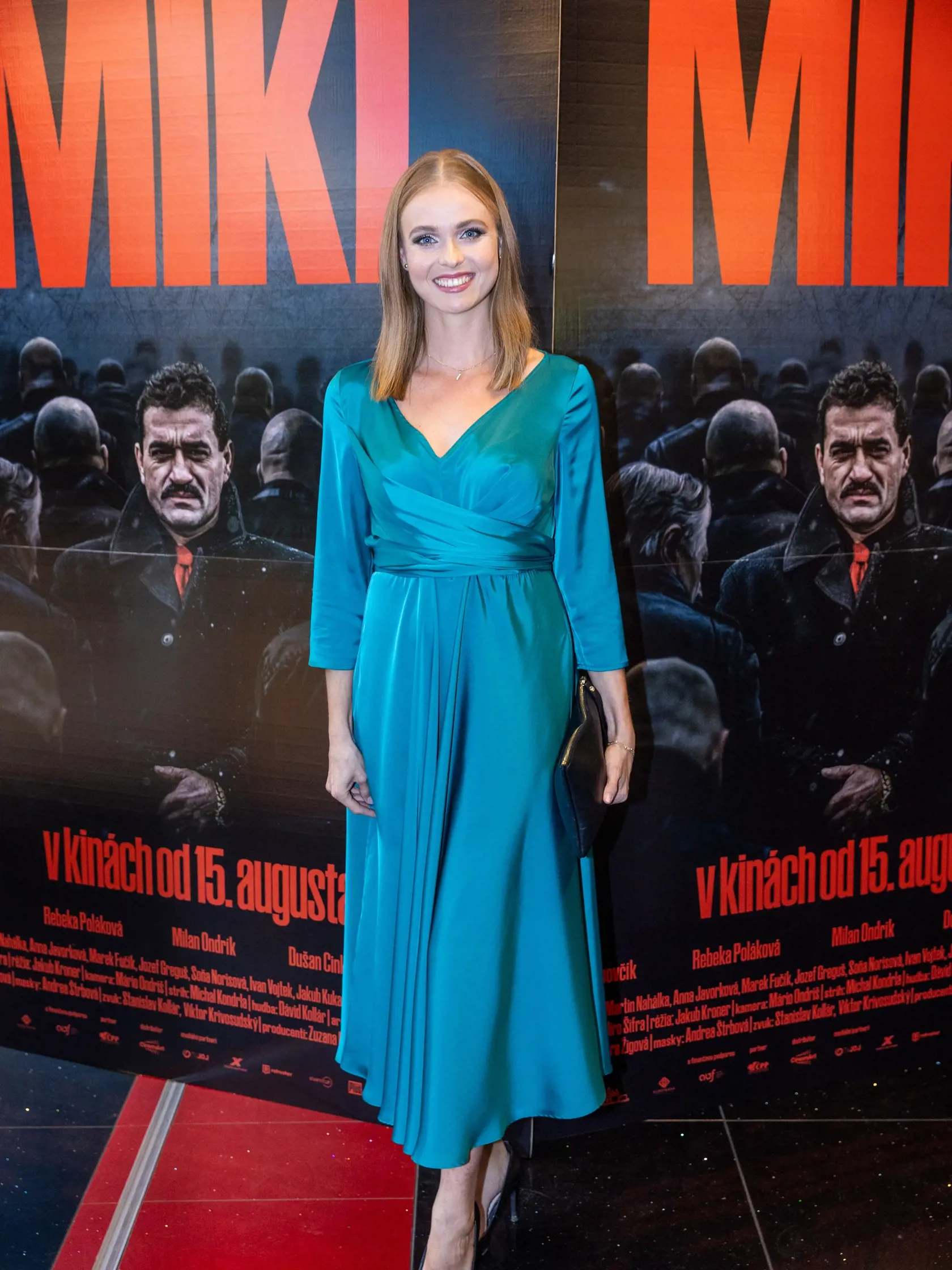 Herečka Petra Blesáková na premiére filmu Miki.