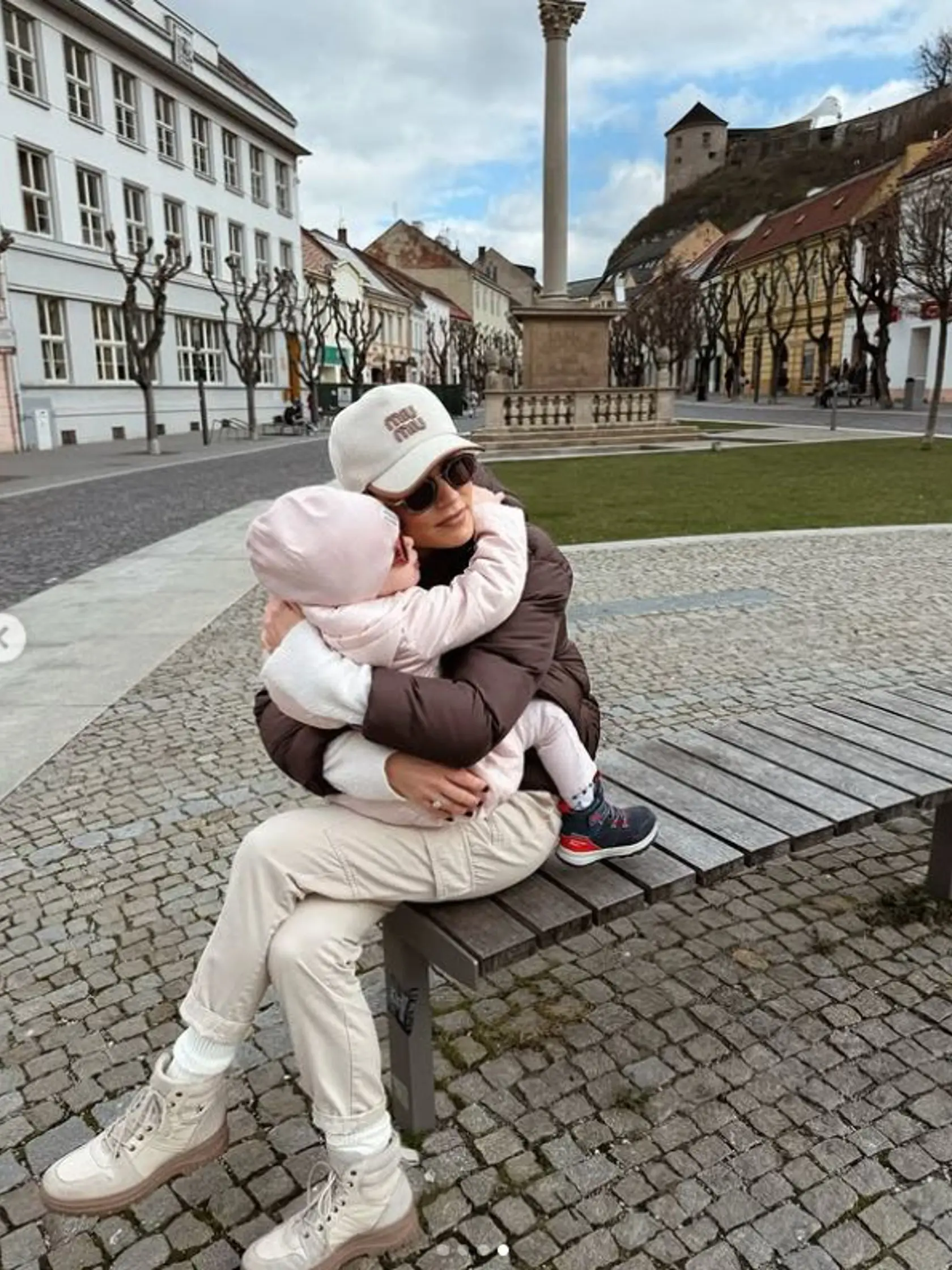 Ivana Gáborík si užila chvíle s menšou dcérkou Leiou.