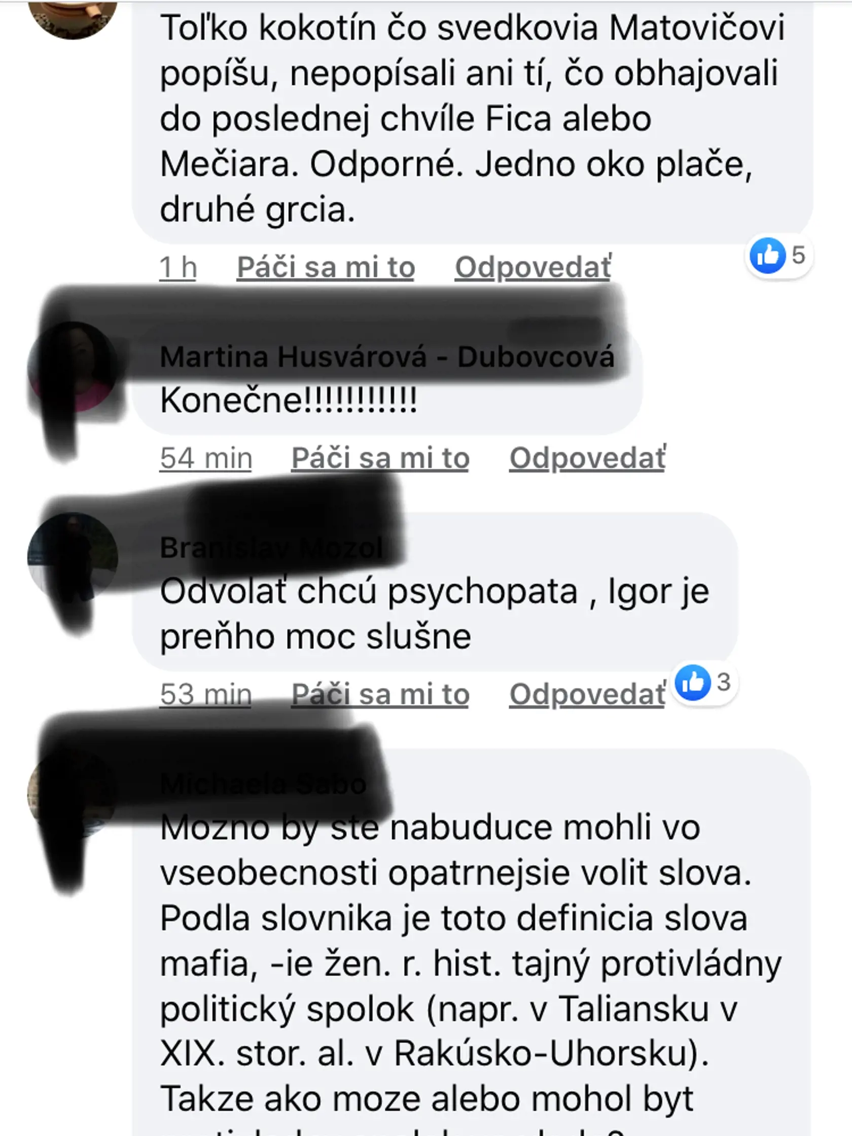 Negatívne reakcie na profile Igora Matovičarastú ako huby po daždi