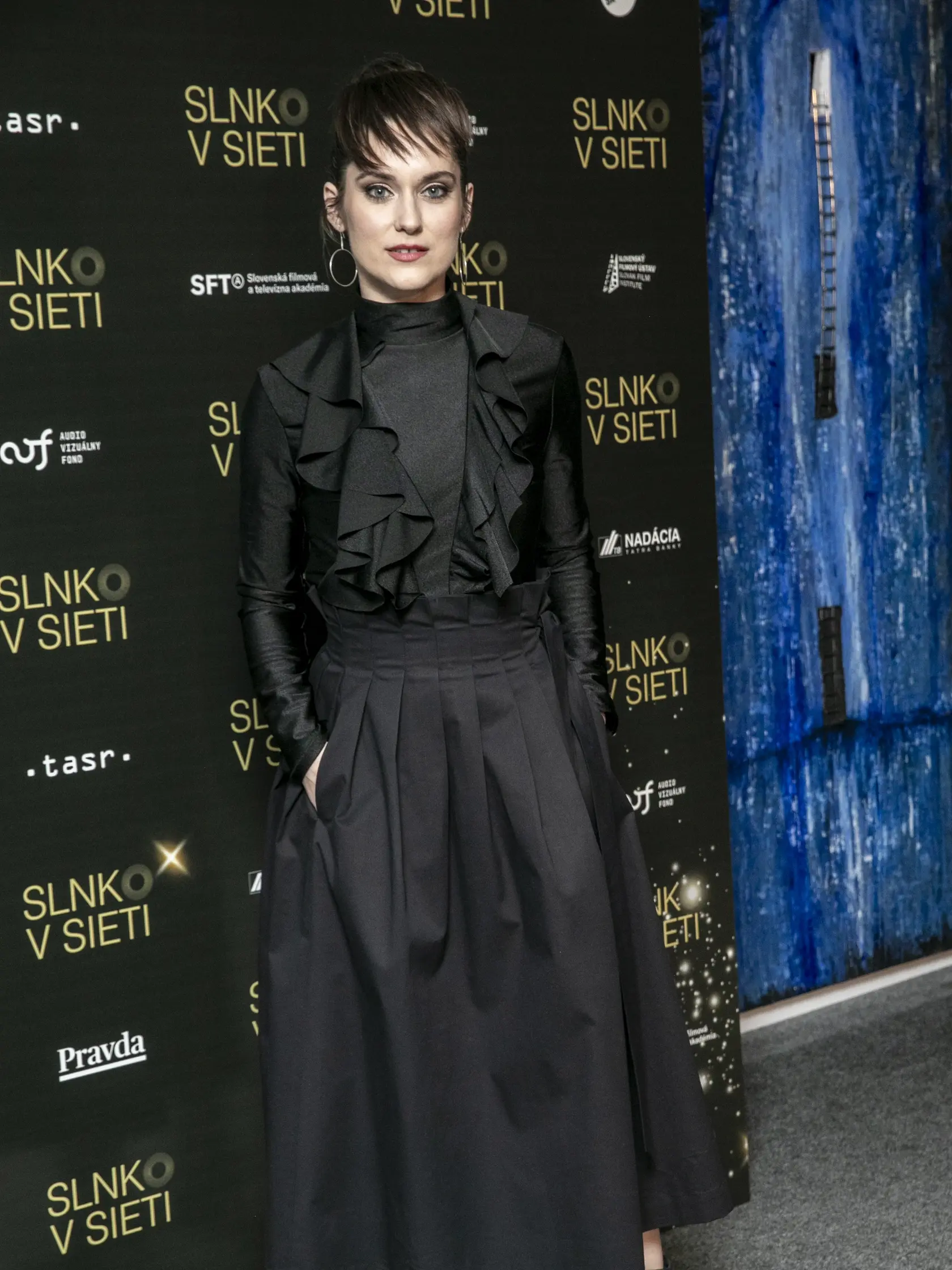 Herečka Judit Pecháček.
