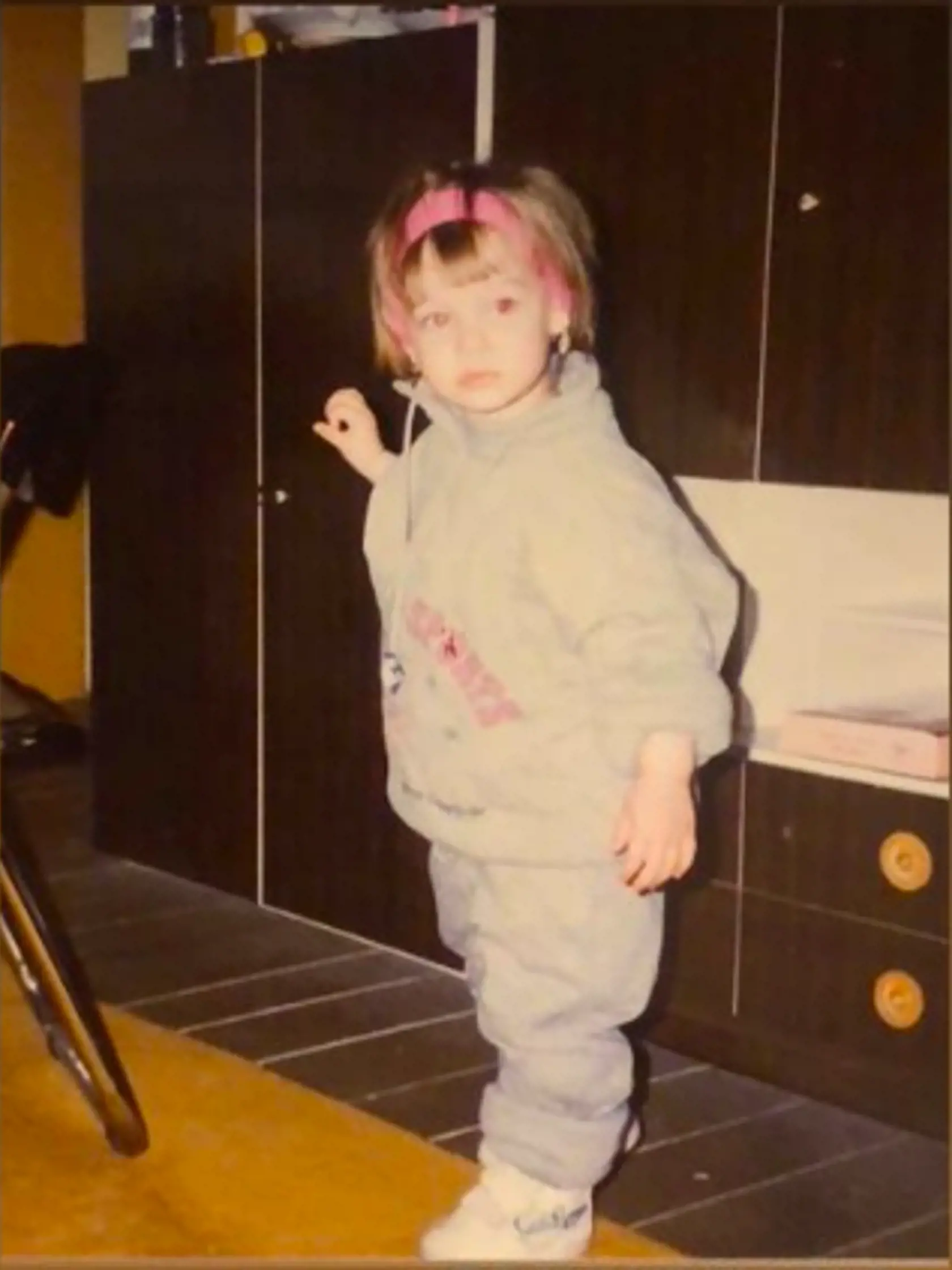 Dominika, keď bola malá.