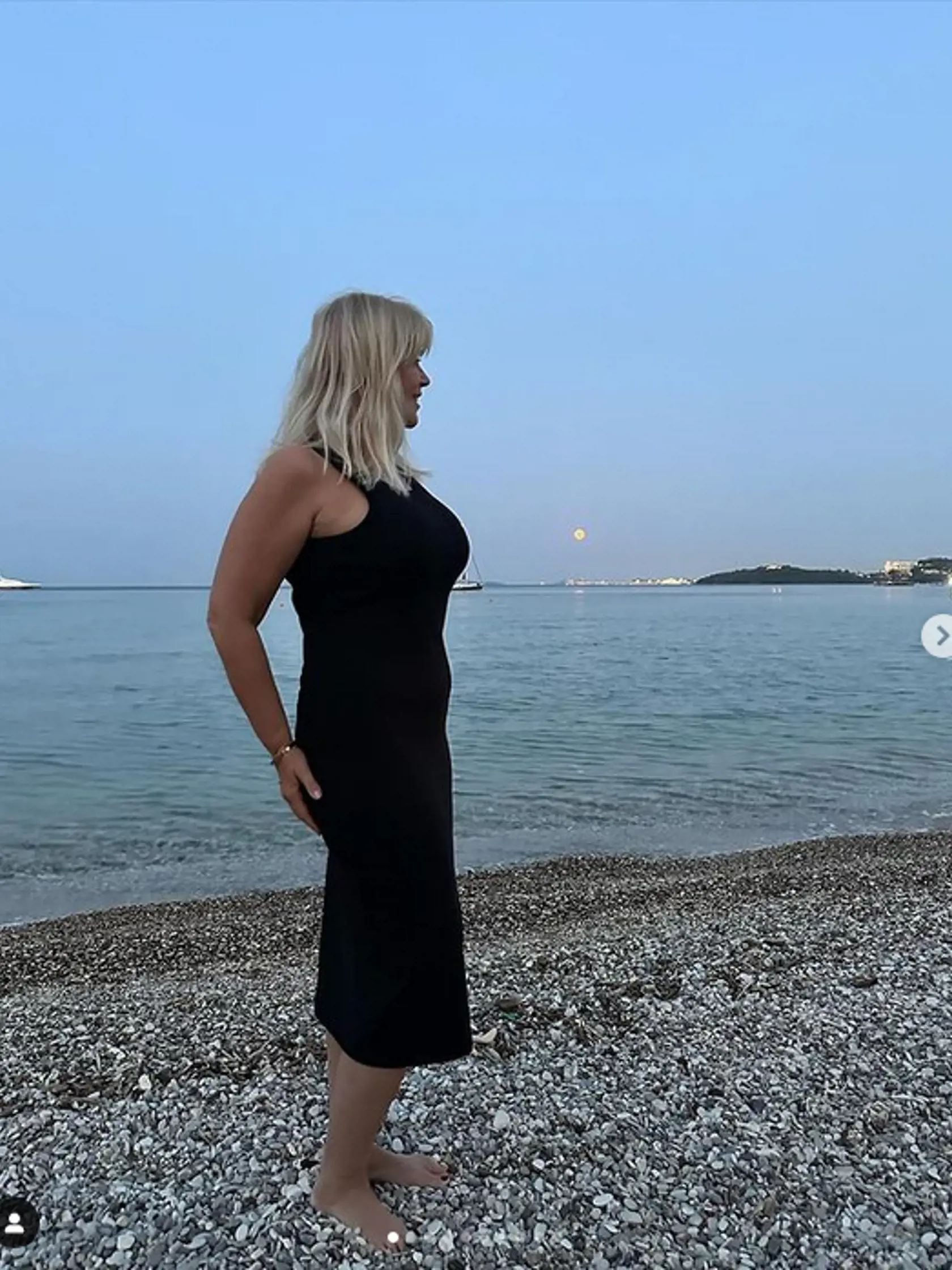 Zuzana Vačková na dovolenke v Grécku