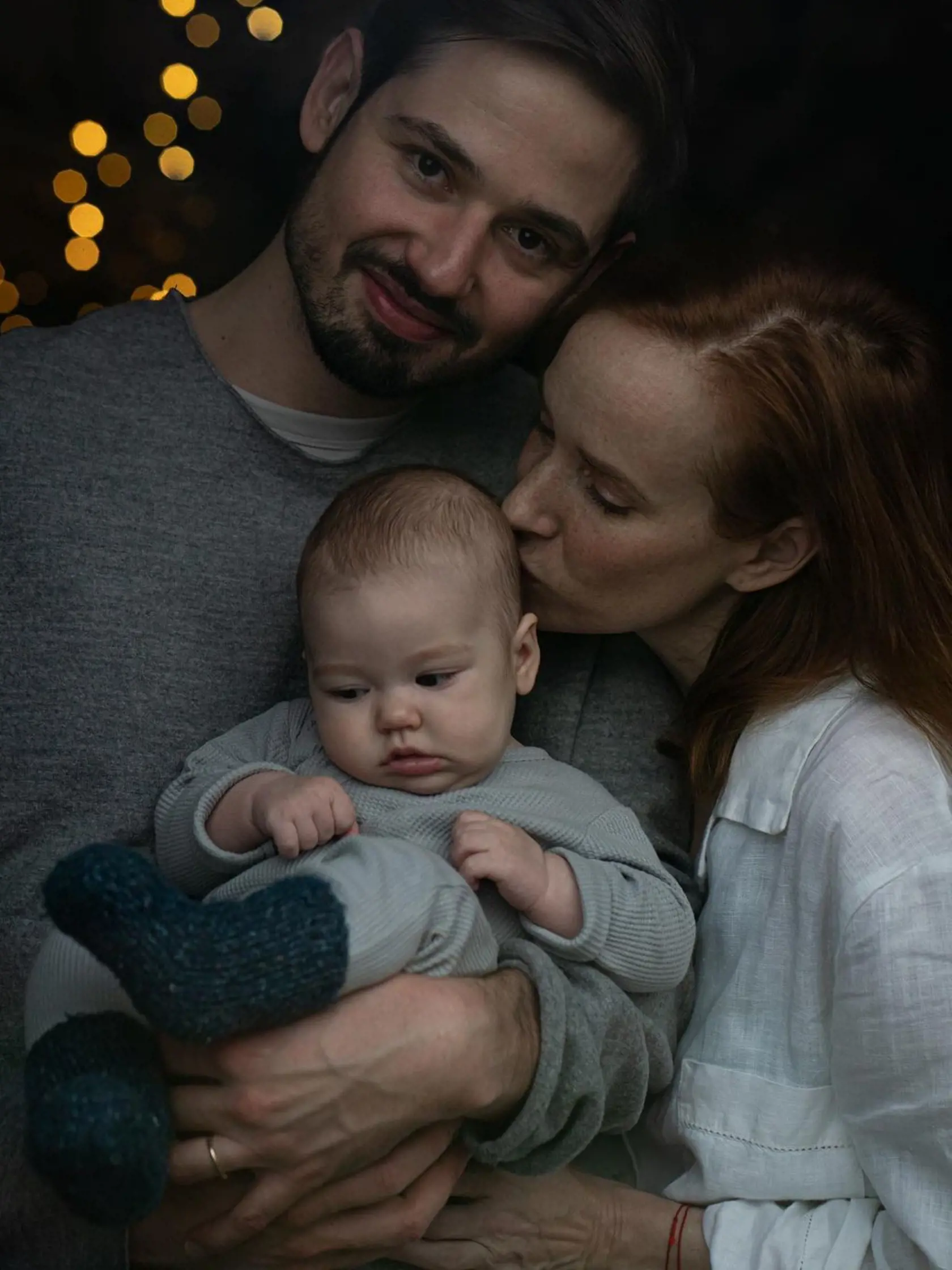 Najmilovanejší Táni Pauhofovej - partner Jonatán Pastirčák a ich dcéra Míla.