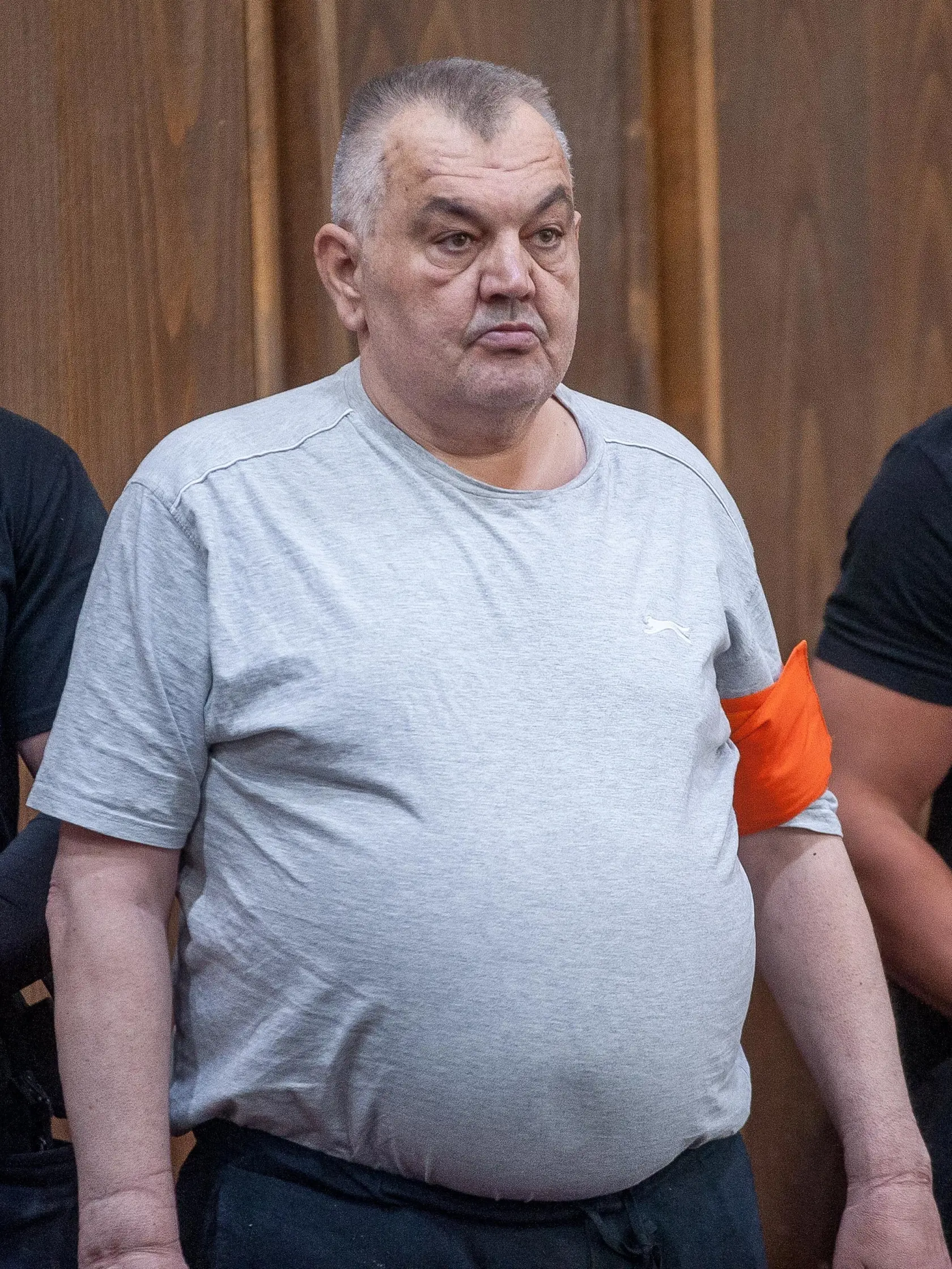 V Ústave výkonu väzby v Banskej Bystrici sa zacalo hlavné pojednávanie Špecializovaného trestného súdu so skupinou Zsolta N. a spol., tzv. Sátorovcov. V Banskej Bystrici 15. mája 2018. FOTO TASR - Dušan Hein 