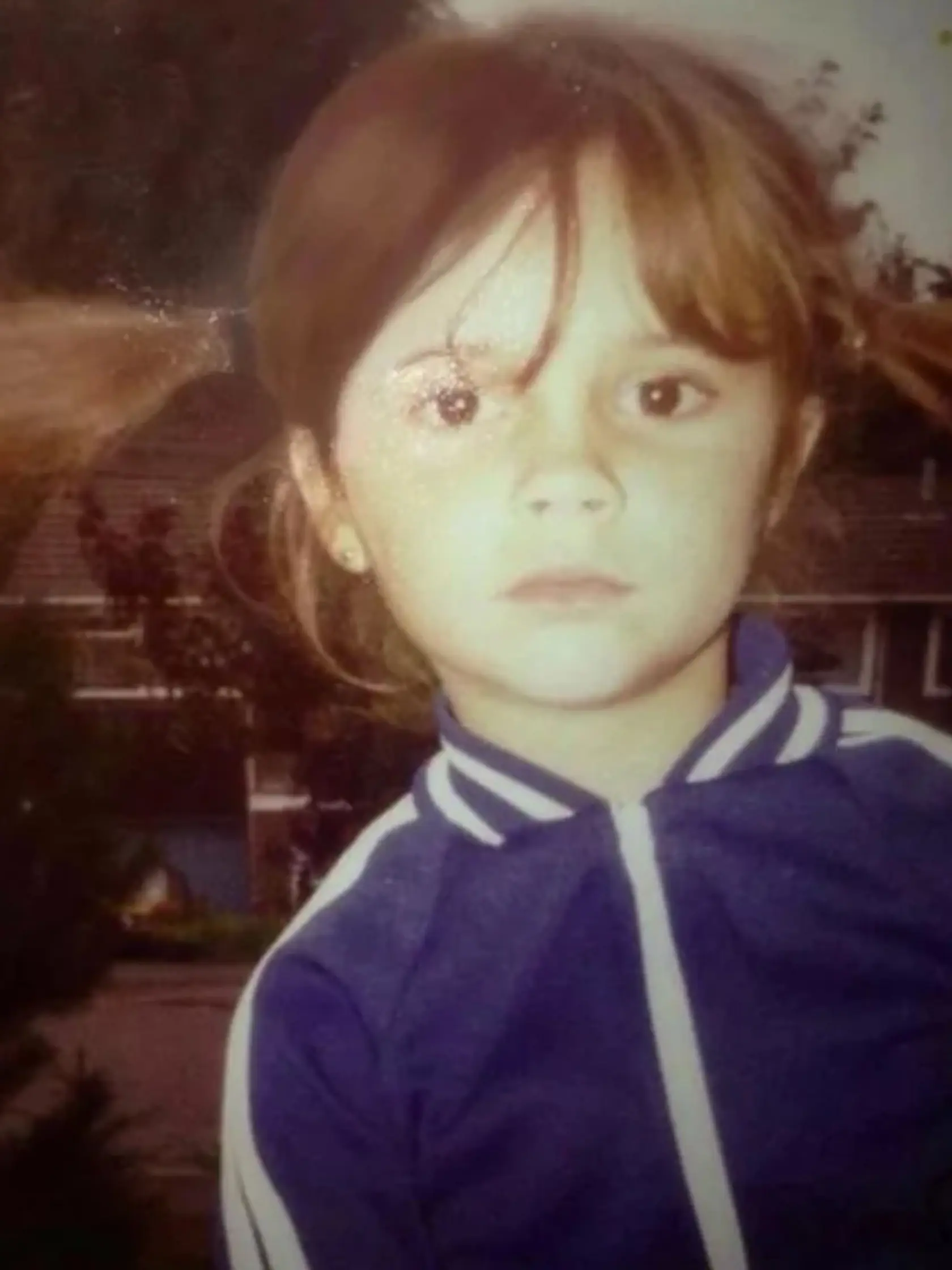 Victoria Beckham ako malé dievčatko.