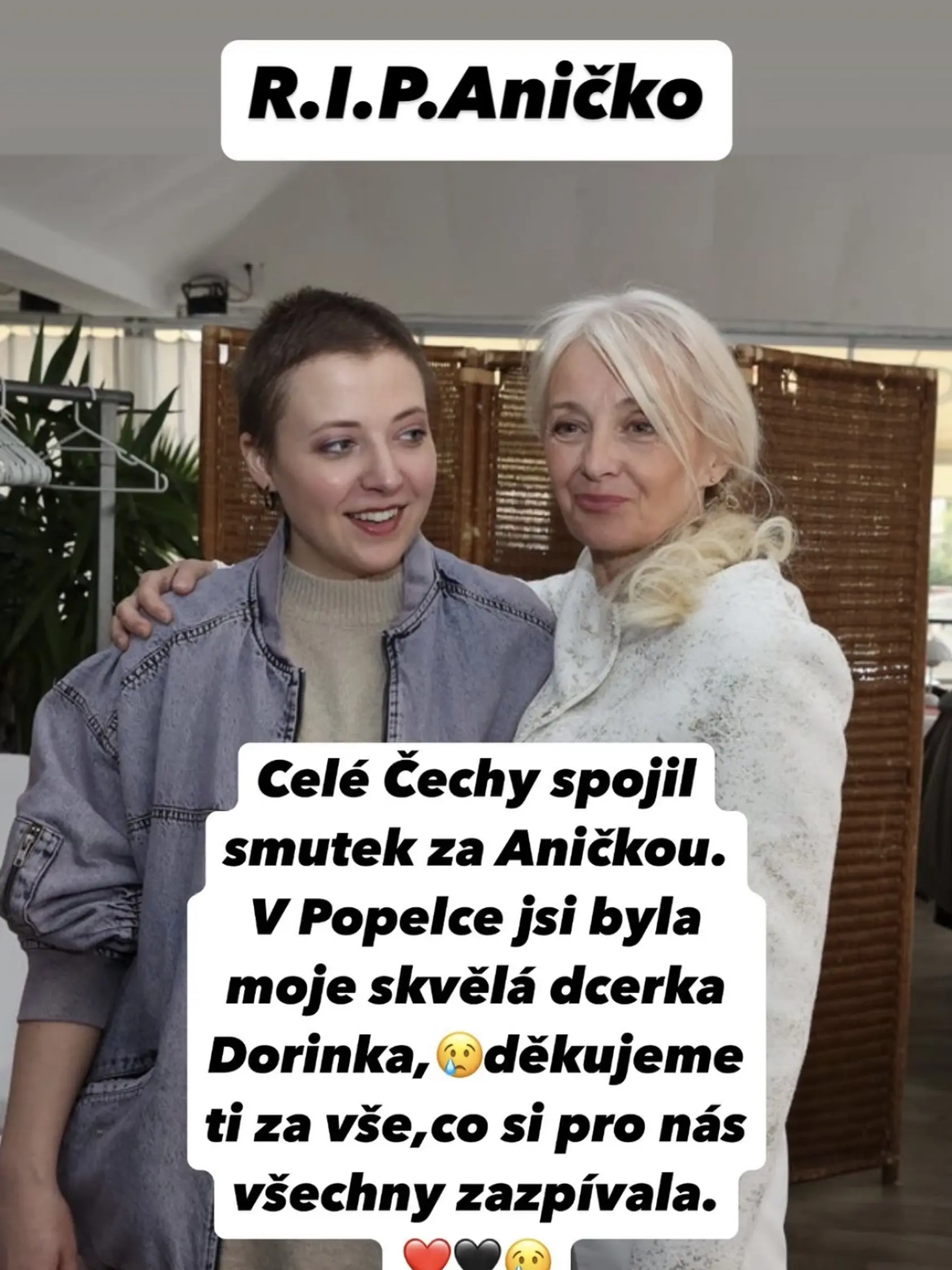 Smrť Aničky Slováčkovej (†29) zarmútila aj známe tváre. Odkaz do neba jej posiela aj Veronika Žilková.