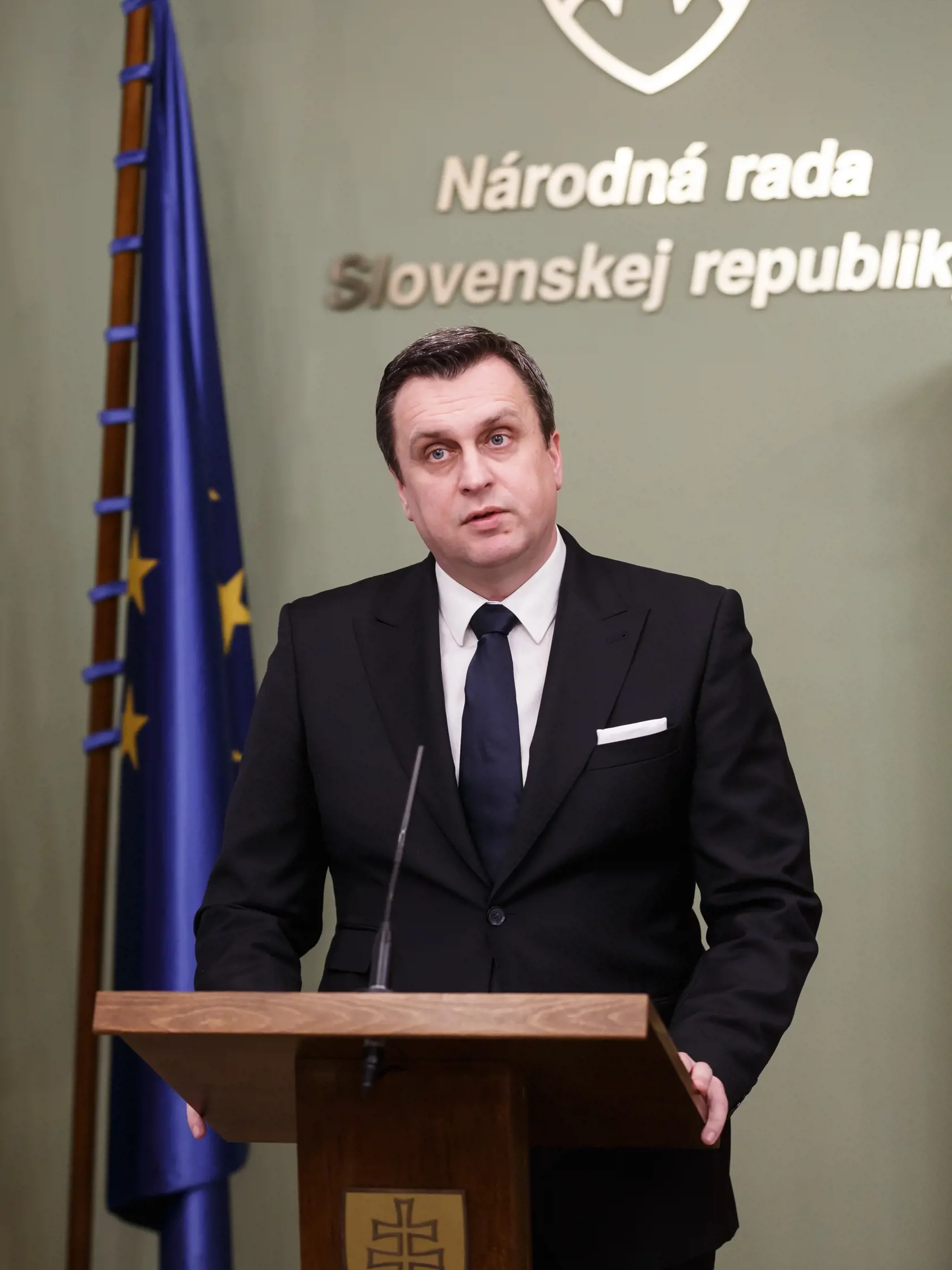 Reakcia Andreja Danka na politickú situáciu na Slovensku, na fotke Andrej Danko