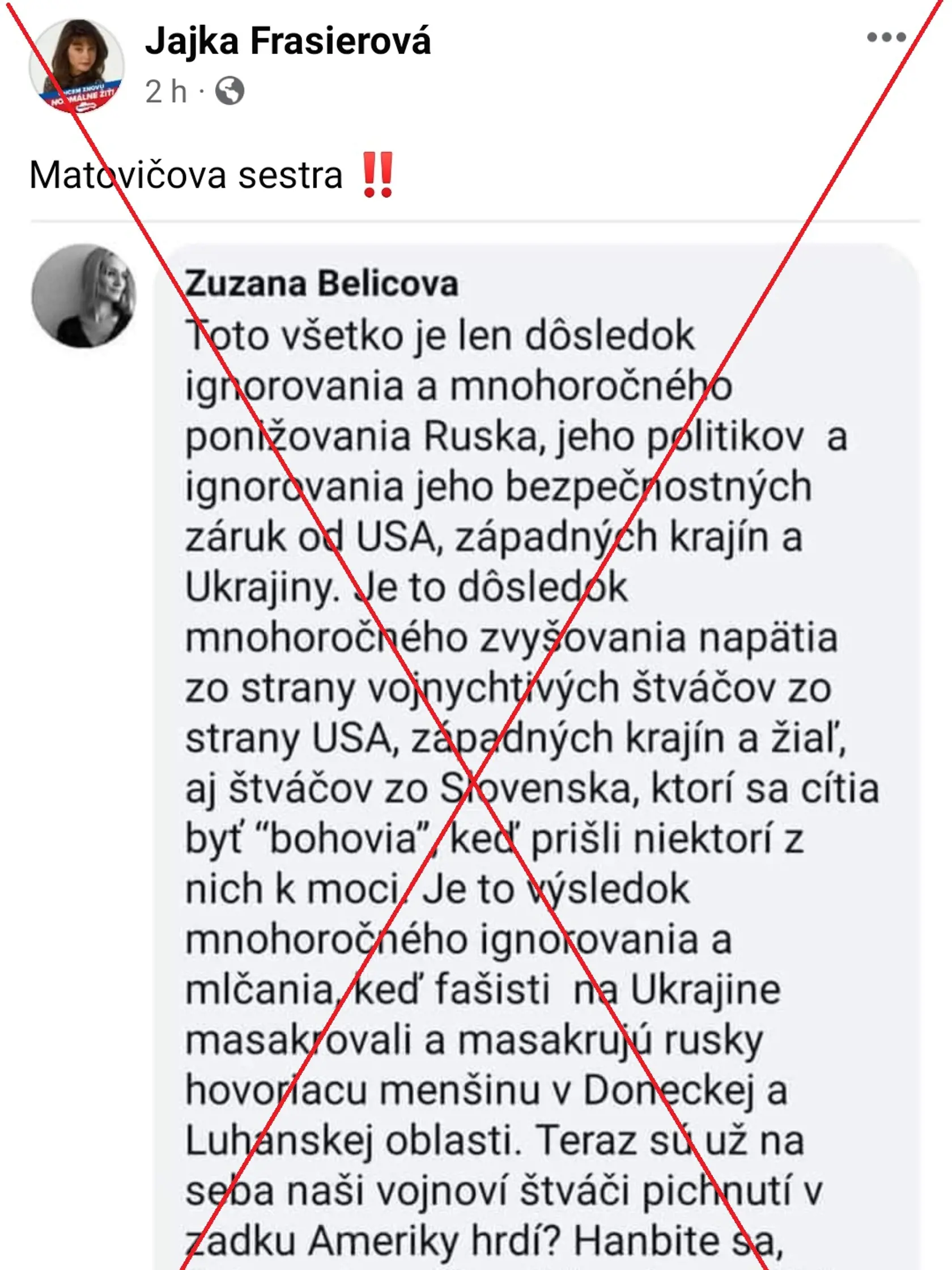 Aj pred týmito hoaxami varuje polícia na sociálnej sieti. Ide o výmysly dezinformátorov.