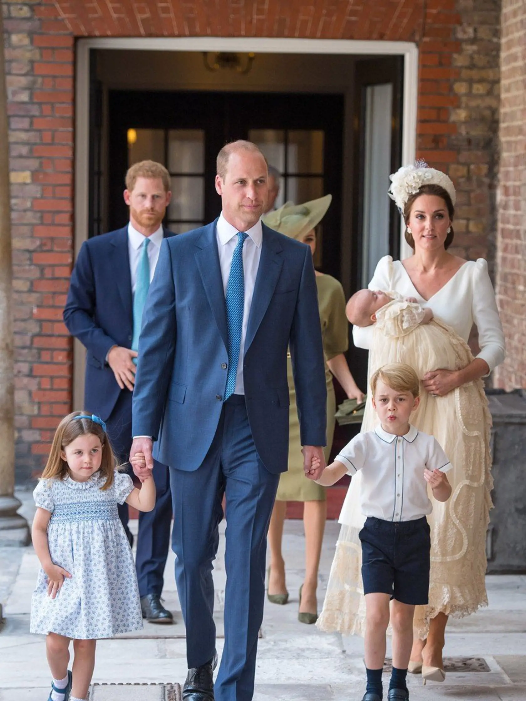 Princ William s vojvodkyňou Kate a s deťmi Georgom, Charlotte a Louisom.