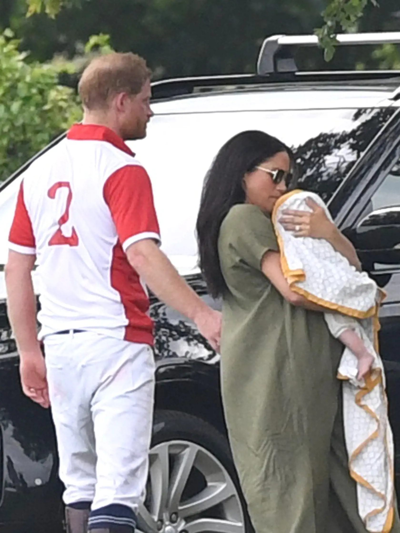 Meghan Markle a princ Archie.