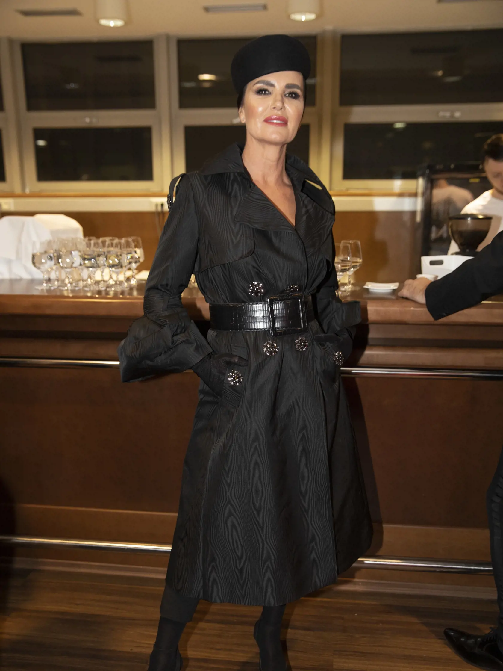 Na snímke je after party  Krištáľového krídla 2023 v novej budove SND.
Silvia Lakatošová