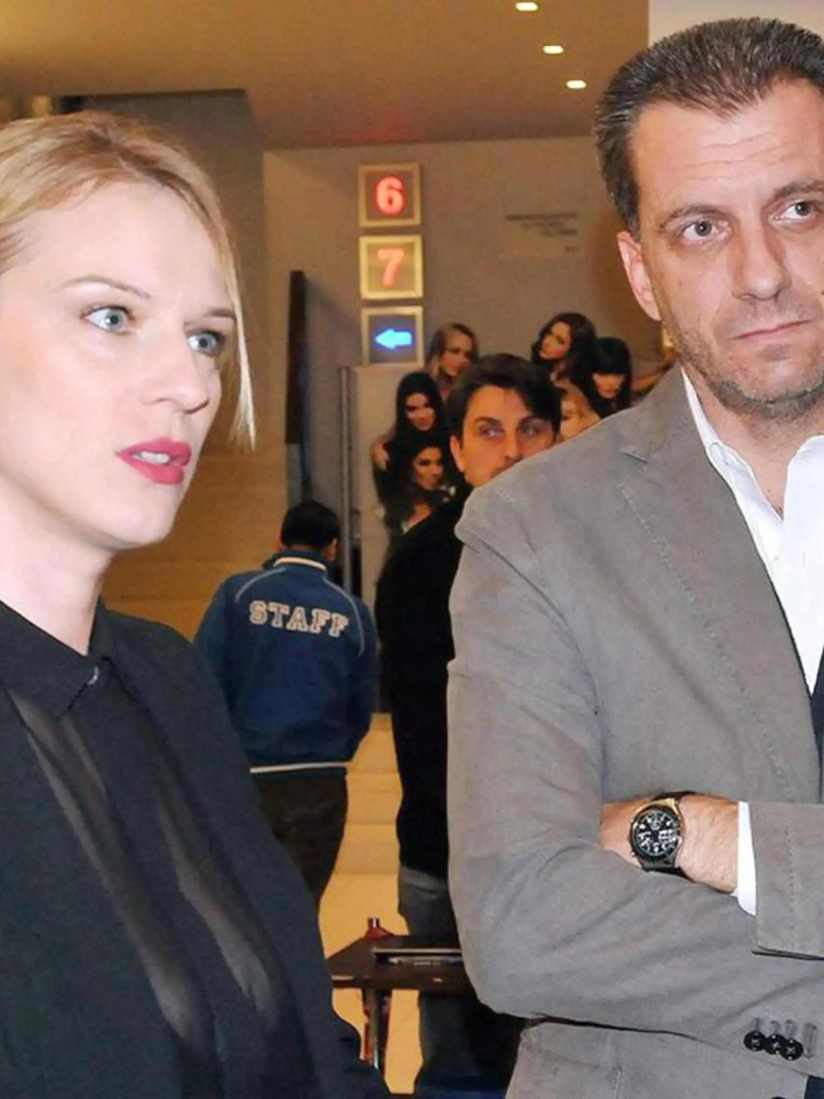 Pár tvorí s talianskym producentom a divadelným režisérom.