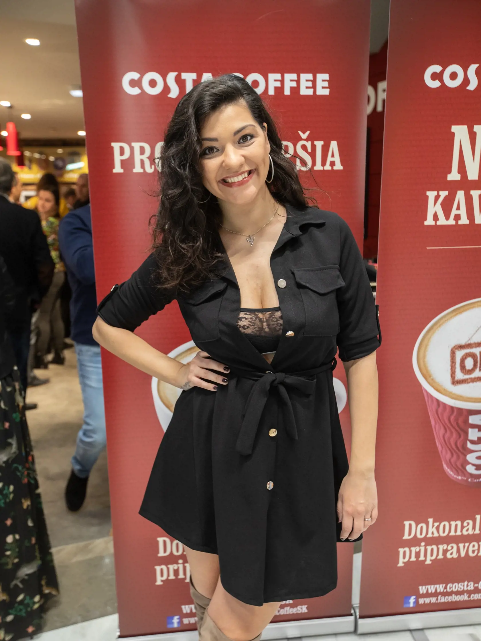Otváranie kaviarne Costa Caffe v Bratislavskom Auparku.