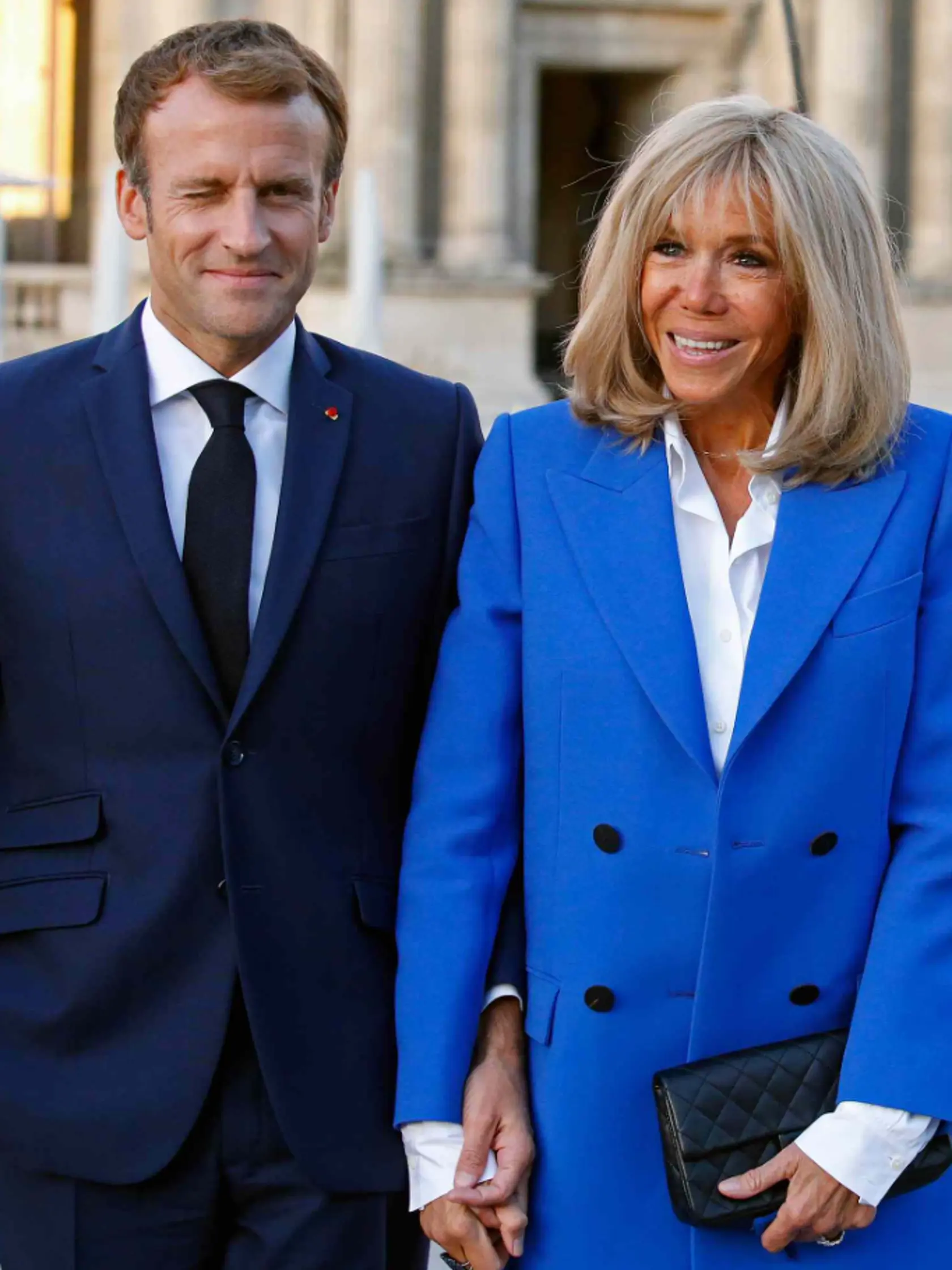Emmanuel a Brigitte Macronovci.