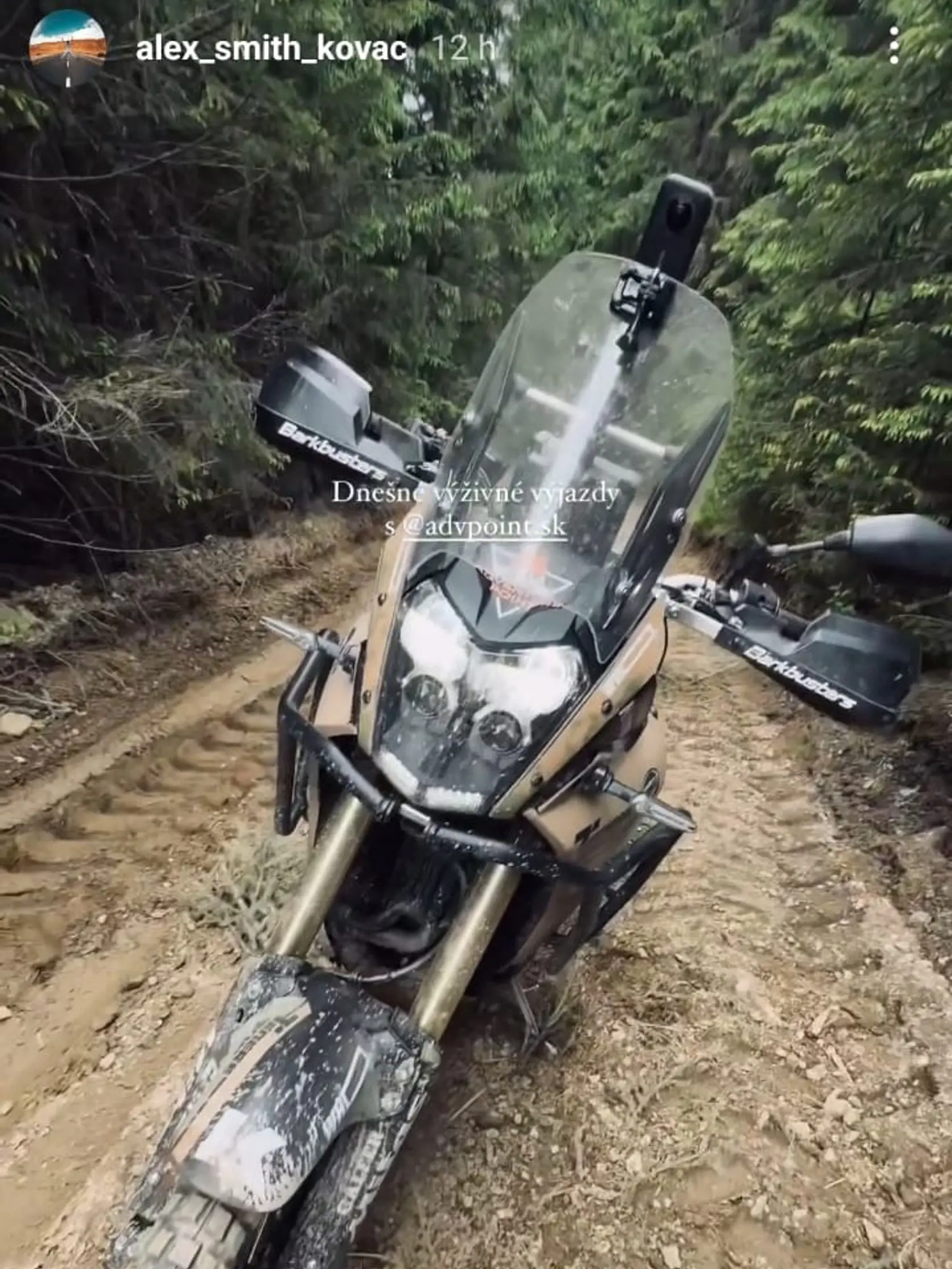 Kováčov trip na motorke.