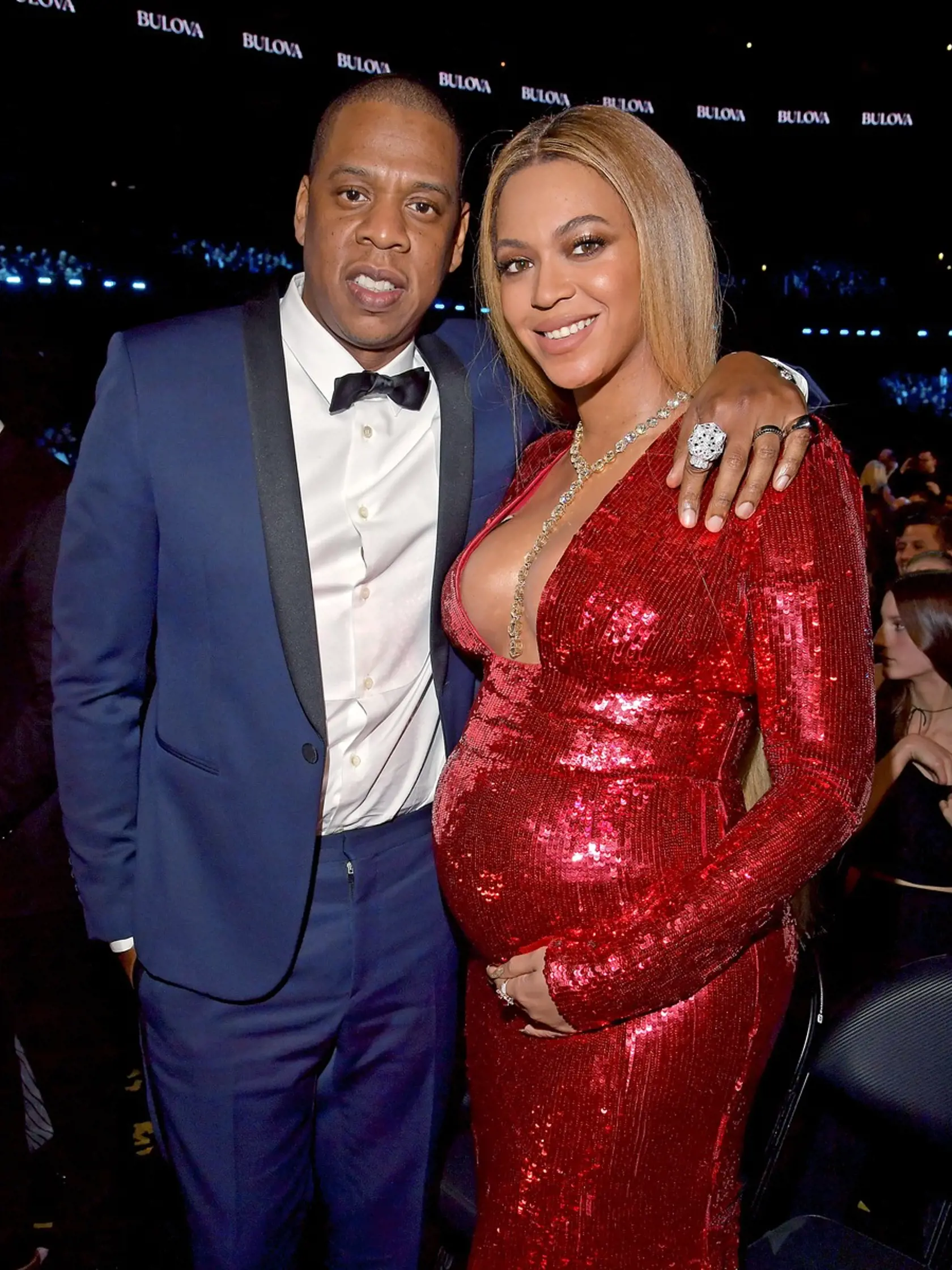 sexi mama: S Jay-Z a s tehotenským bruškom.