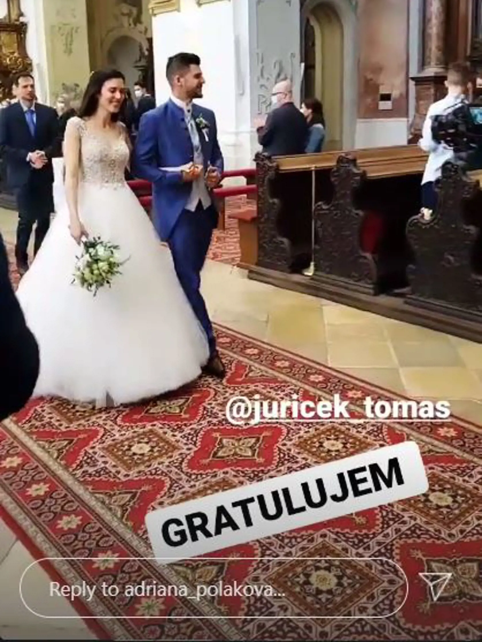 Tomáš Juríček sa oženil.