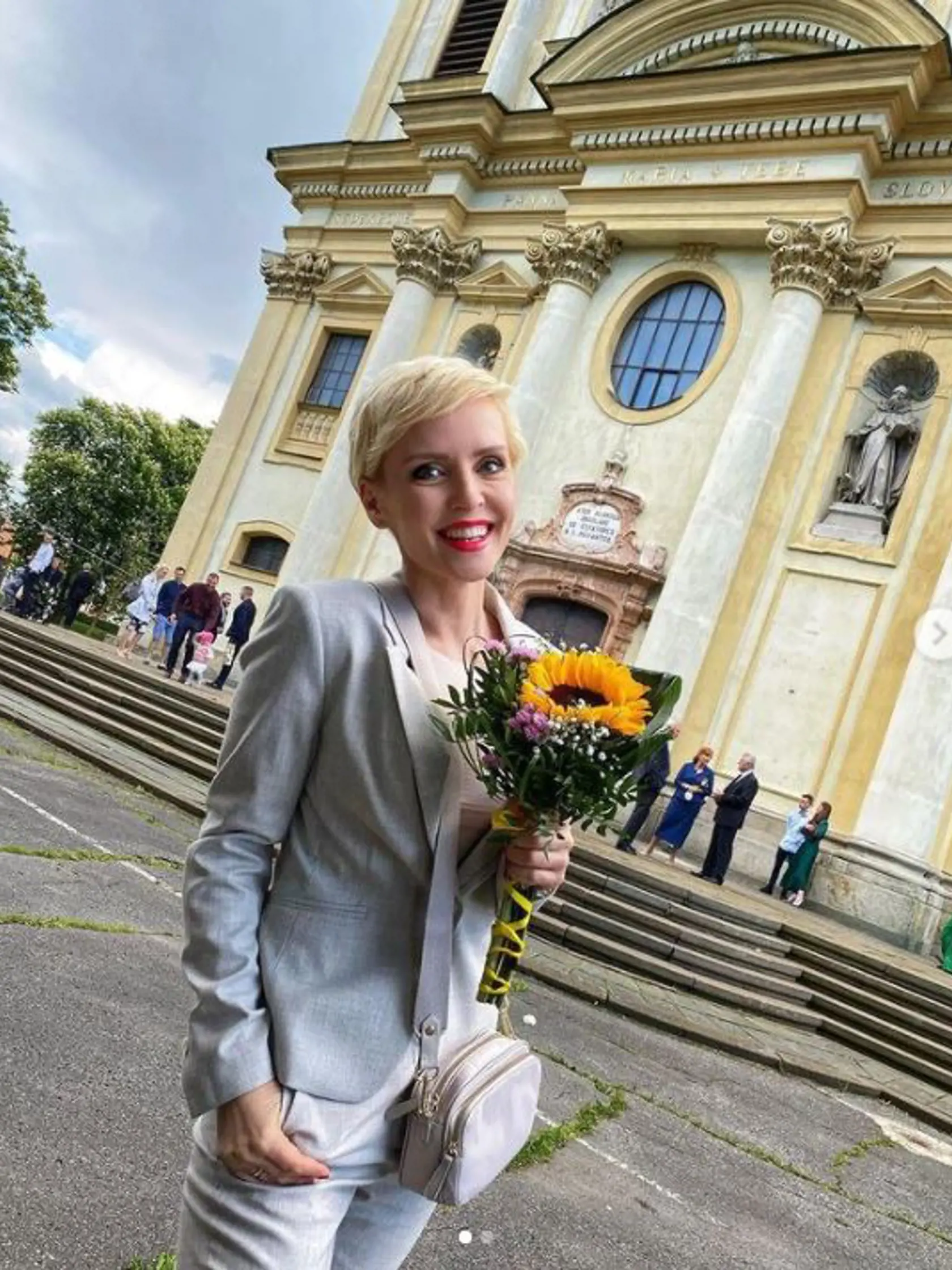 Na svadbe bola aj Kvetka Horváthová.
