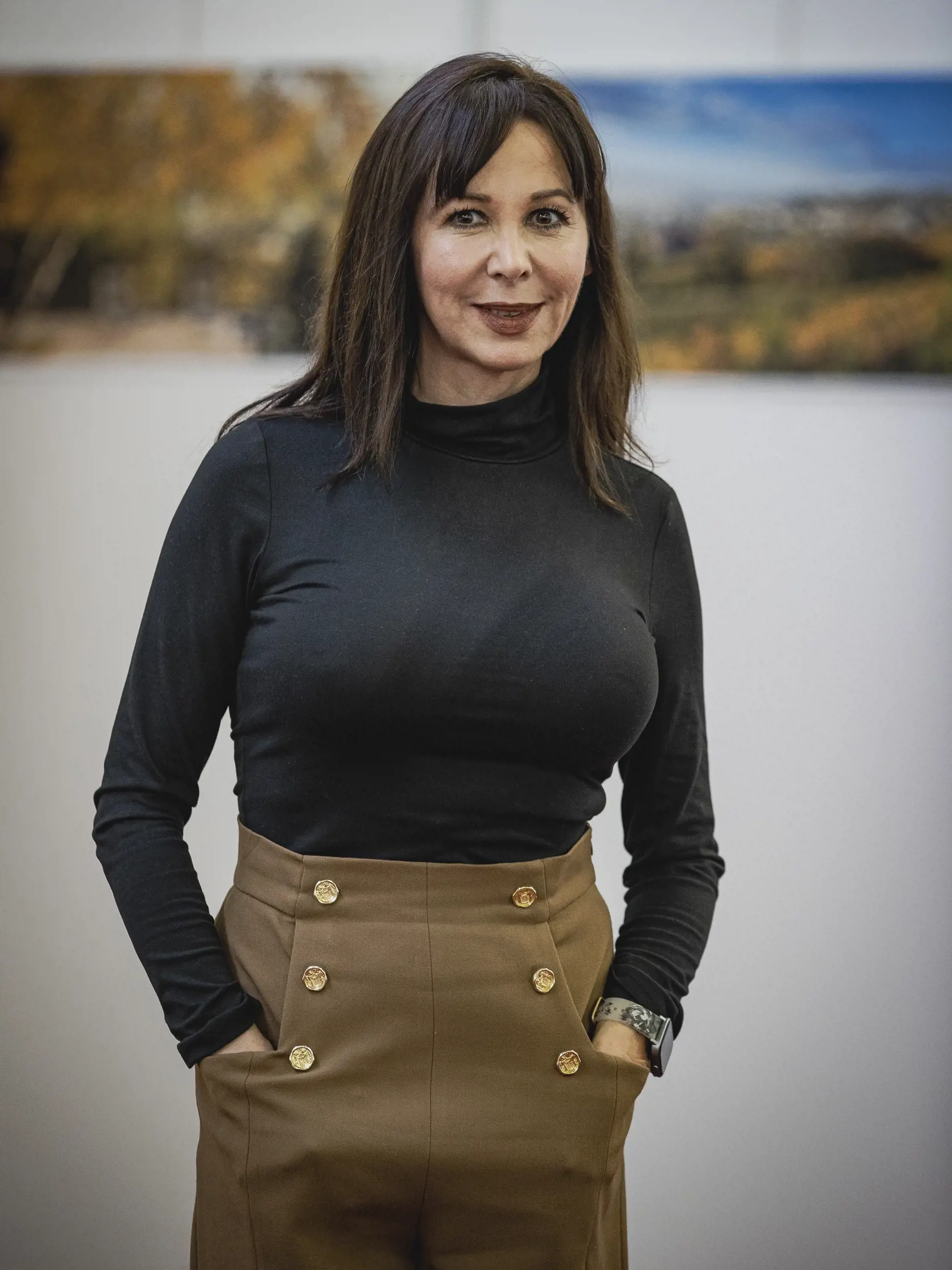 Na snímke Petra Bernasovská počas krstu knihy RTVS, Pečie celé Slovensko.