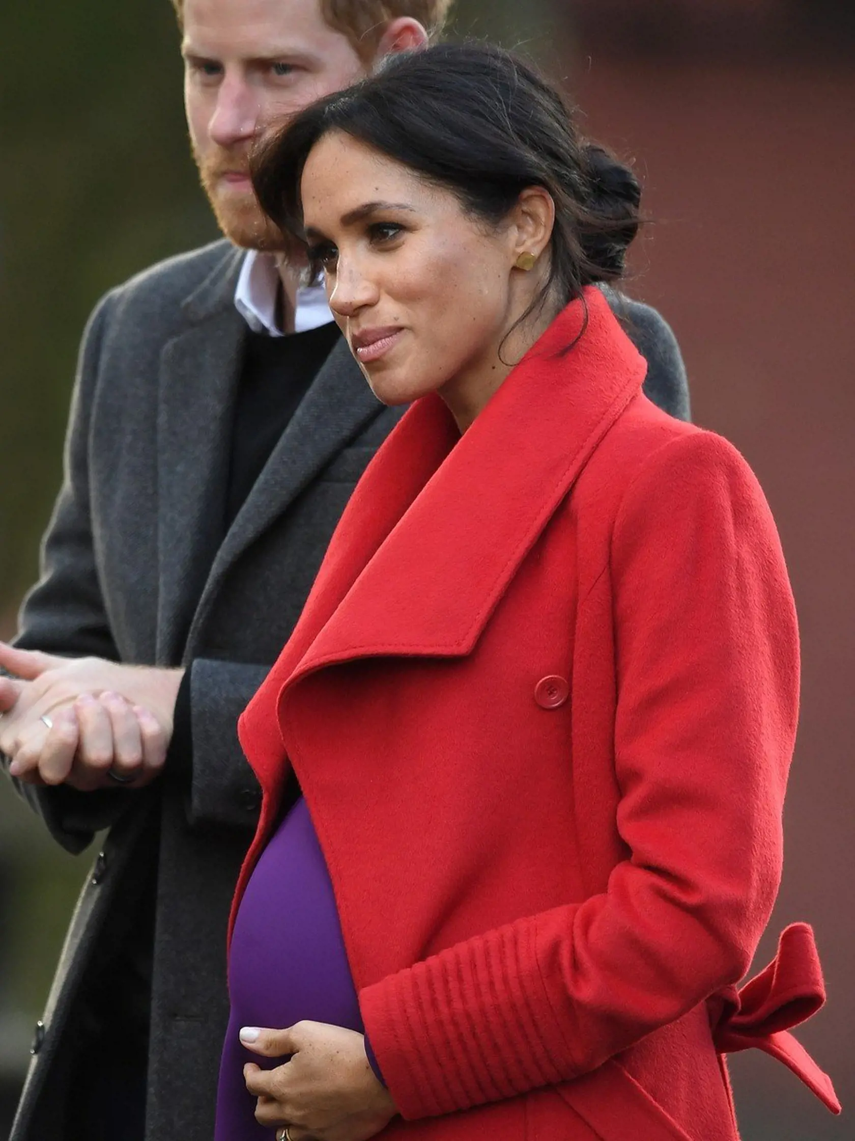 Meghan a princ Harry na stretnutí s obyvateľmi Birkenheadu 14. januára.
