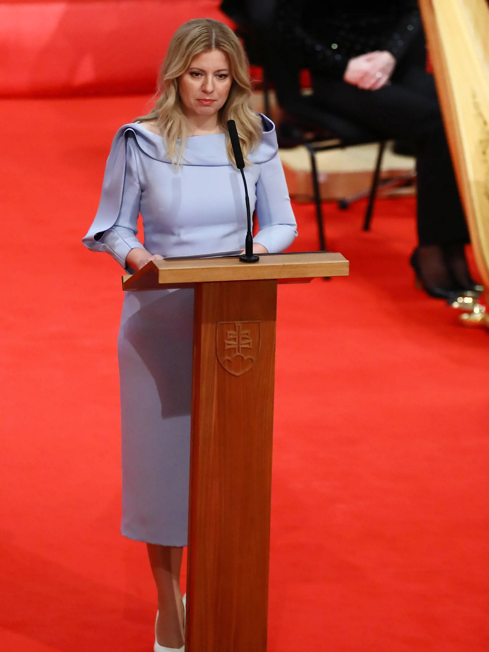 Prezidentka Zuzana Čapuotvá dnes navštívila základnú školu v Smoleniciach.