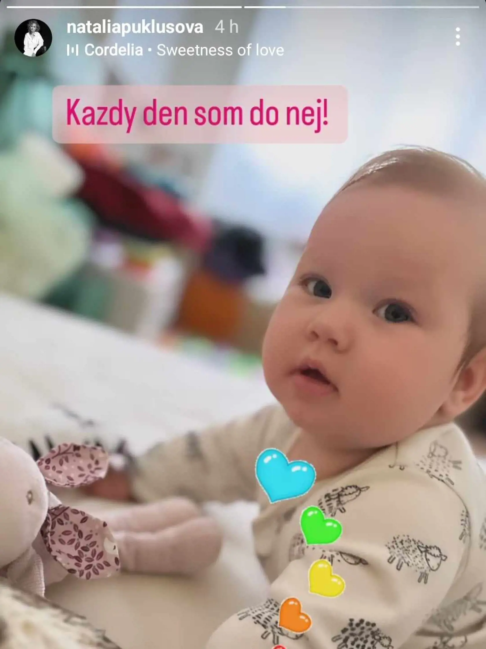Natália Puklušová urobila dcérke prvý príkrm.