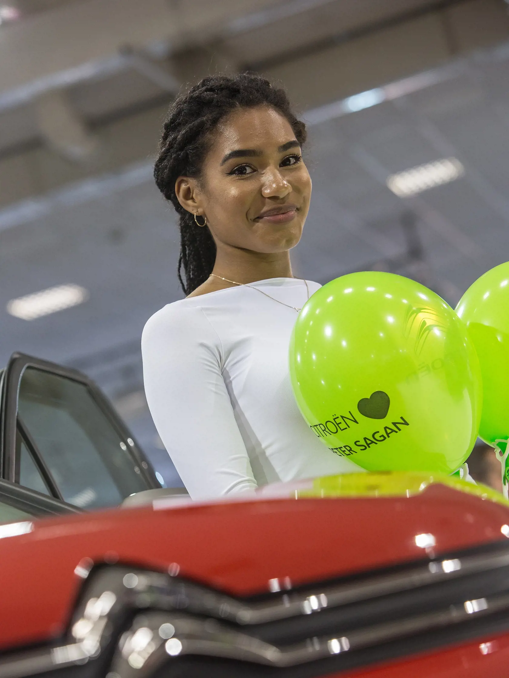 Najkrajšie hostesky z tohtoročného nitrianskeho autosalónu.