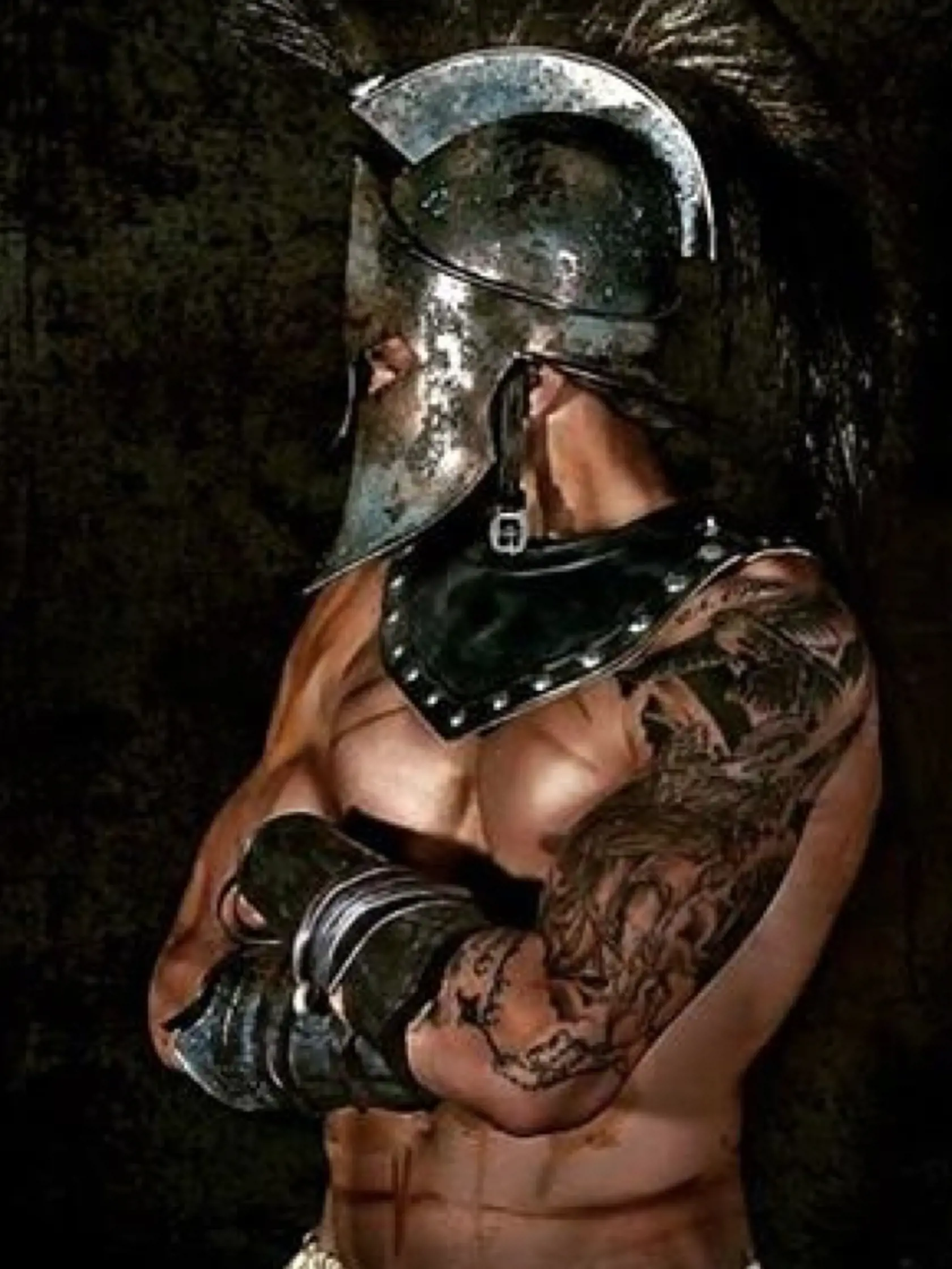 V minulosti sa nafotil ako gladiátor.