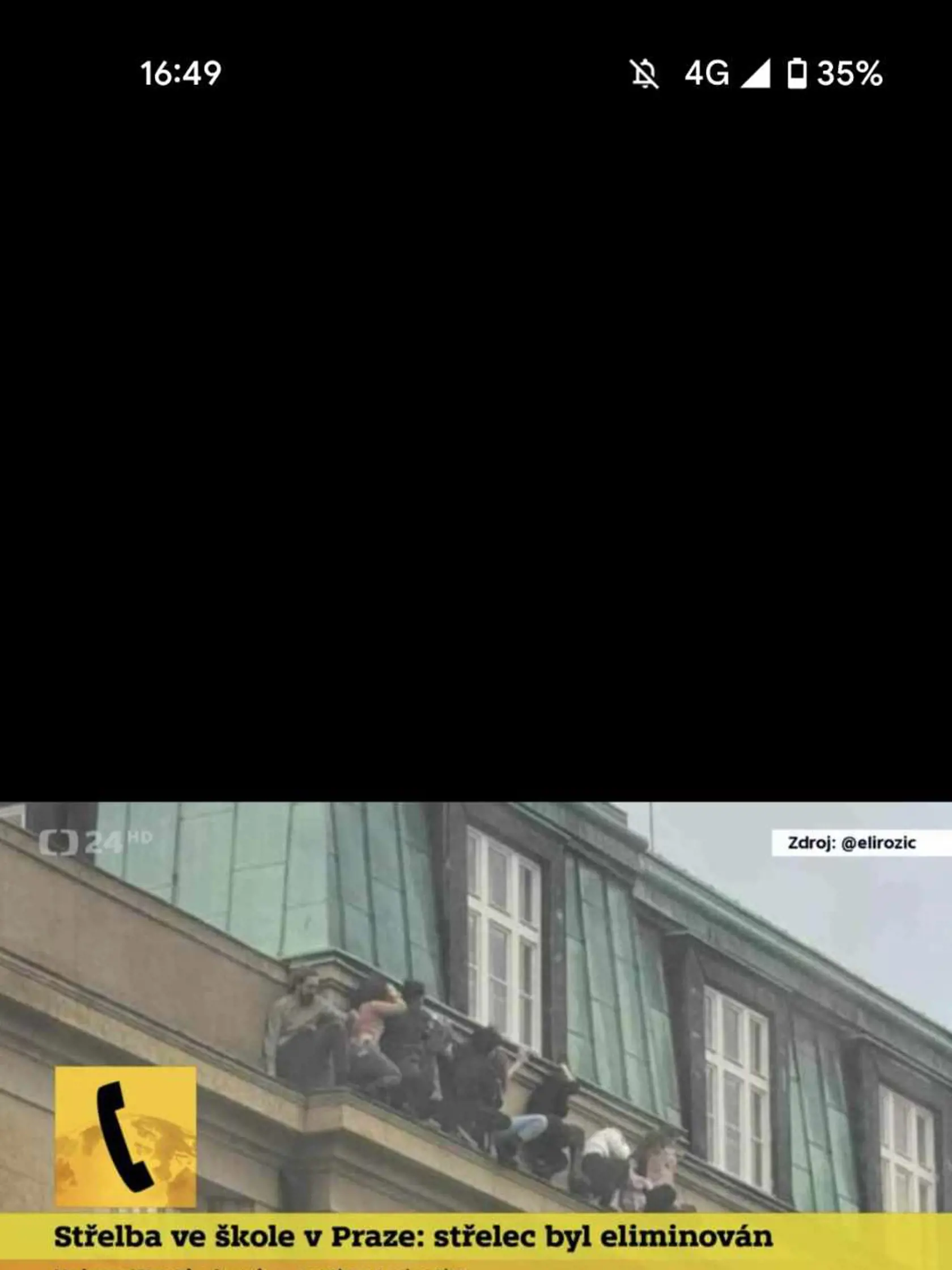 Foto z miesta streľby.