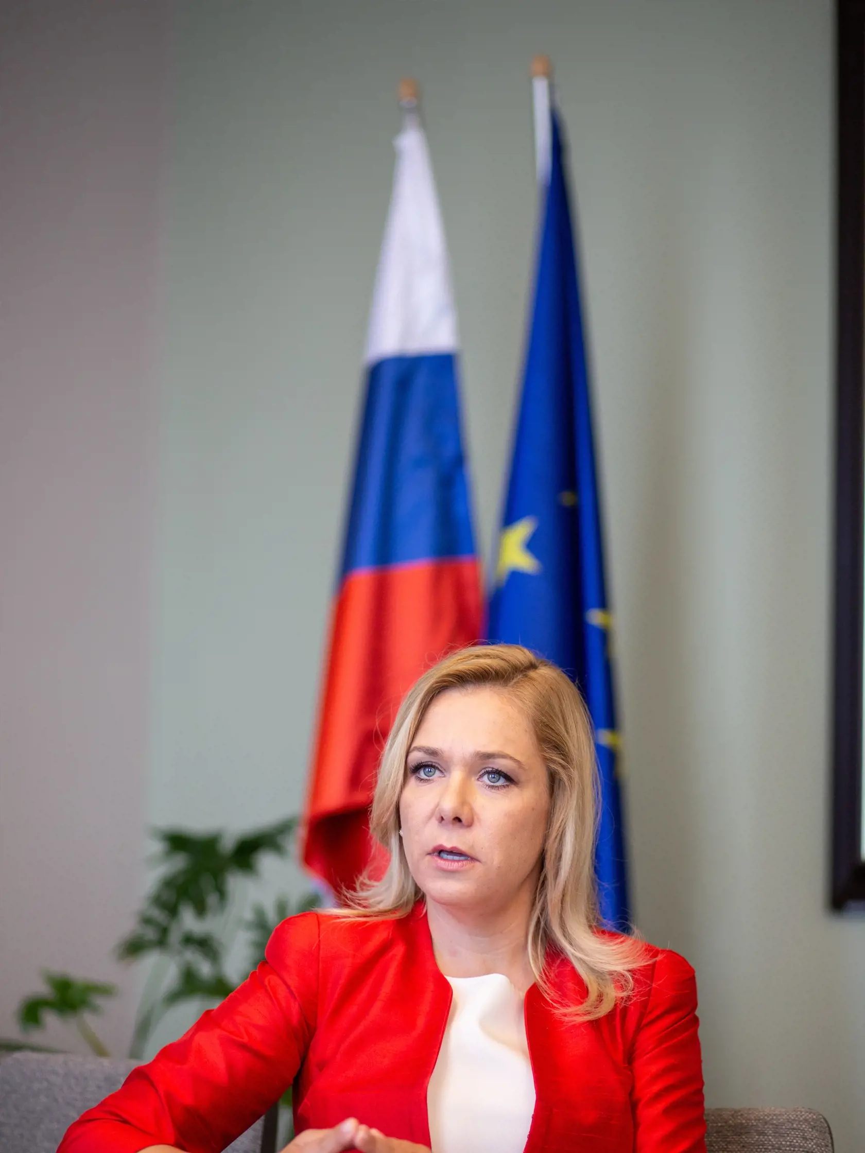 Denisa Saková - exministerka vnútra a súčasná poslankyňa Národnej rady Slovenskej republiky (Hlas-SD)