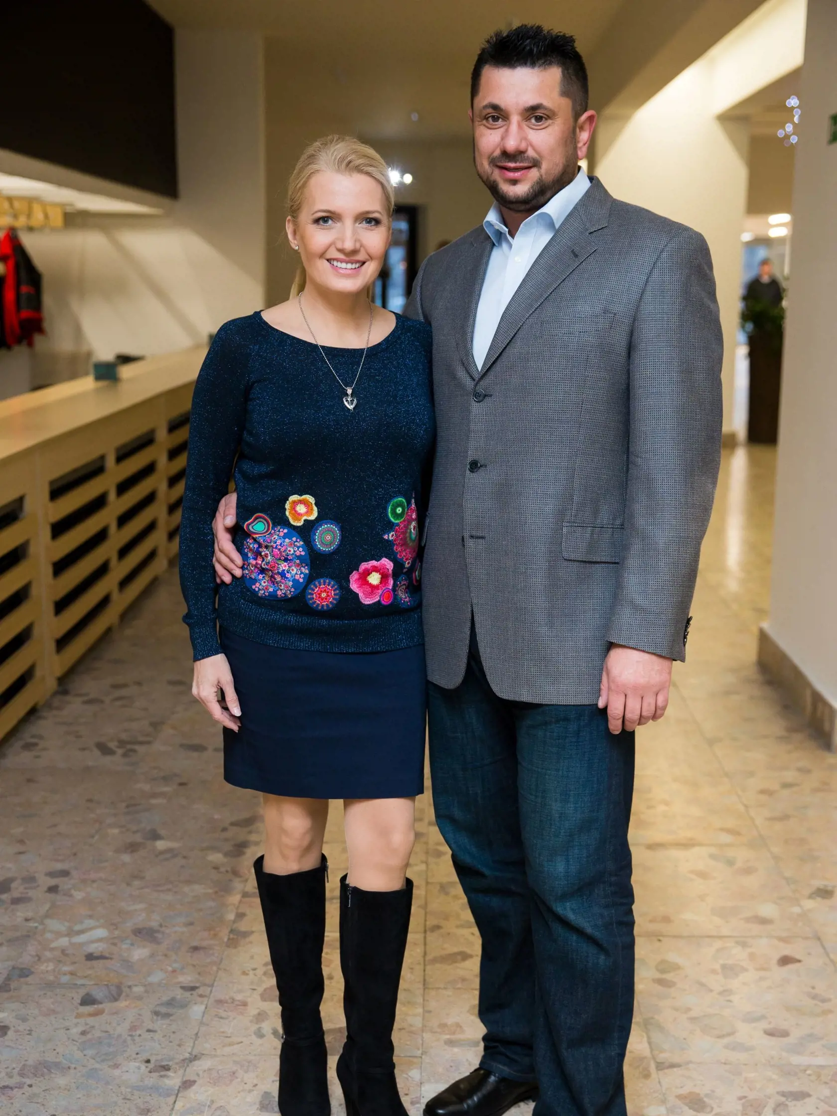 Moderátorka Aneta Parišková zo svojim partnerom Miroslavom.