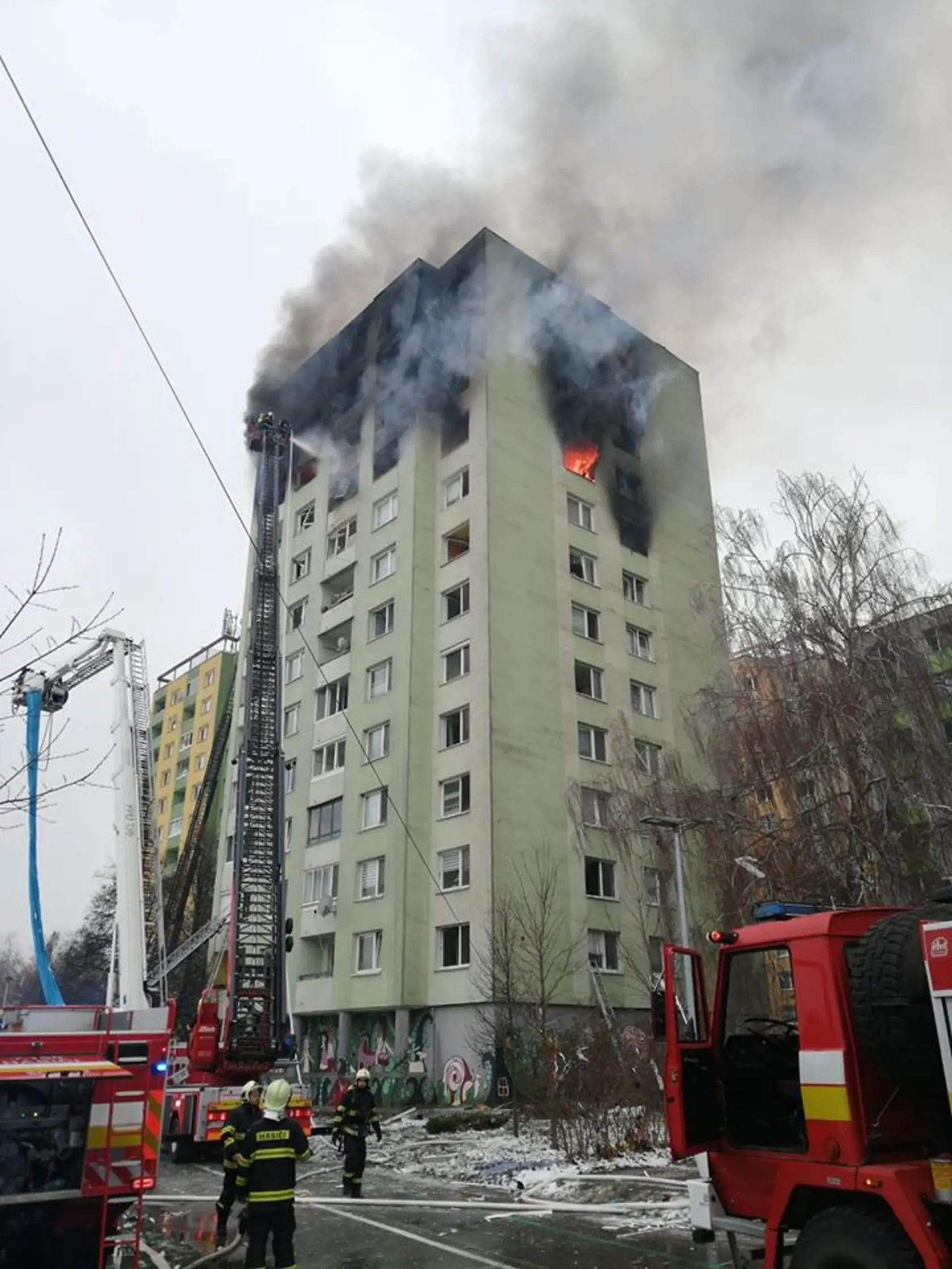 výbuch na prešovskom sídlisku