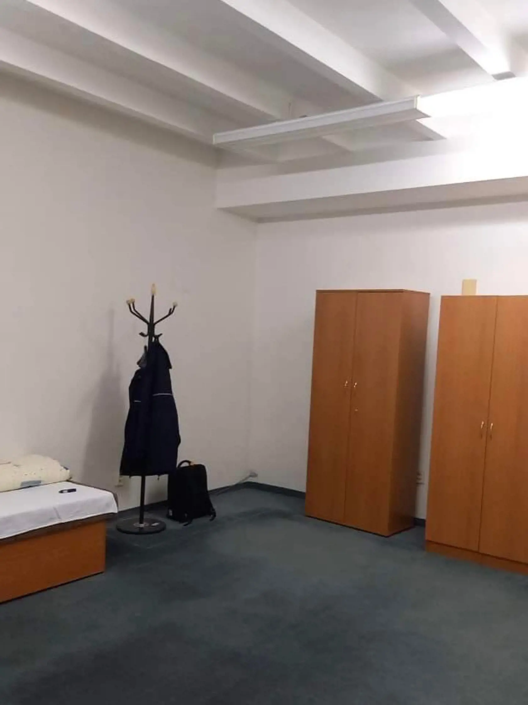 Takto vyzerá izba v ktorej sa spí.