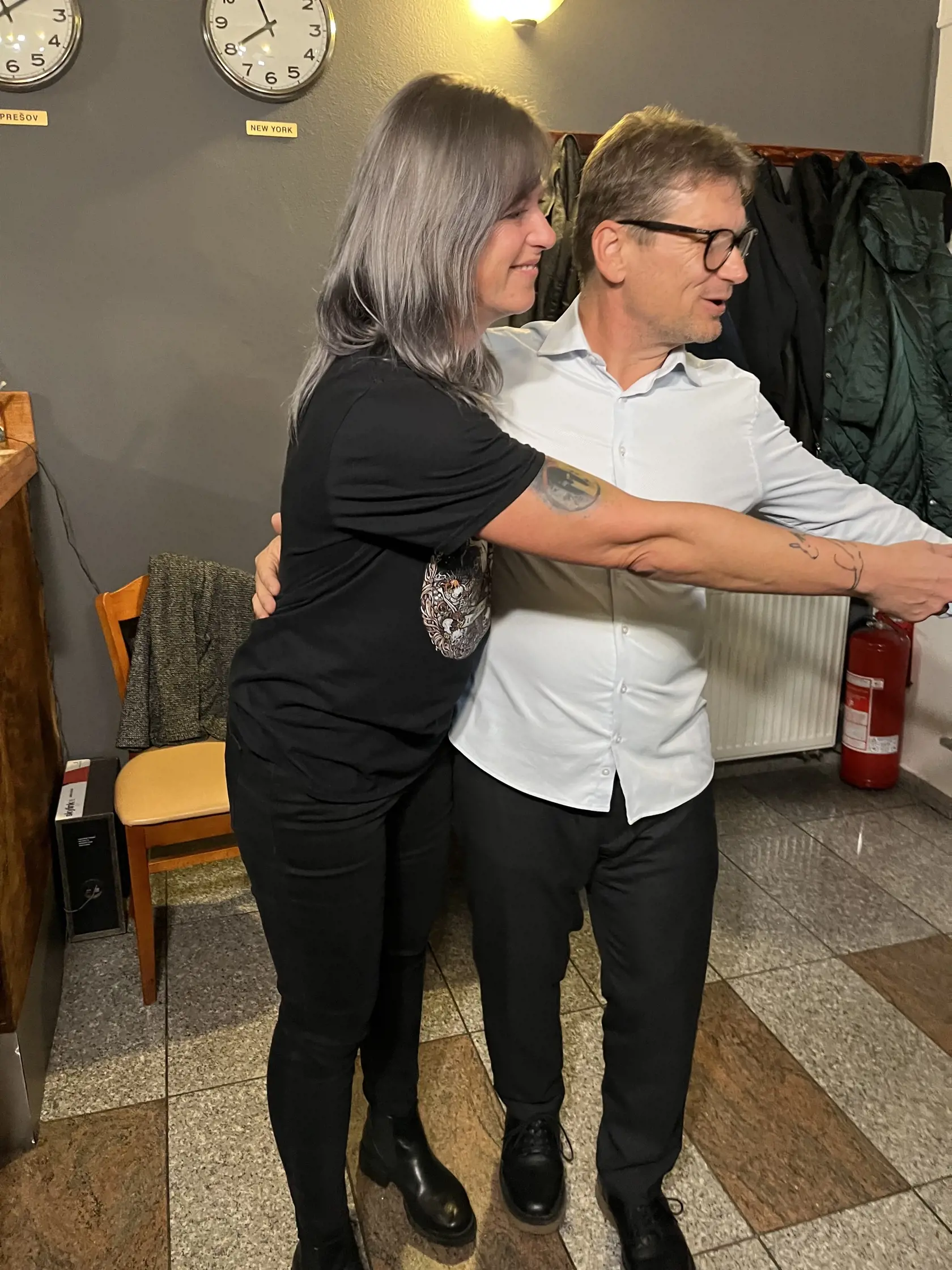 Vyštudovaný učiteľ František Oľha s manželkou Saskiou.