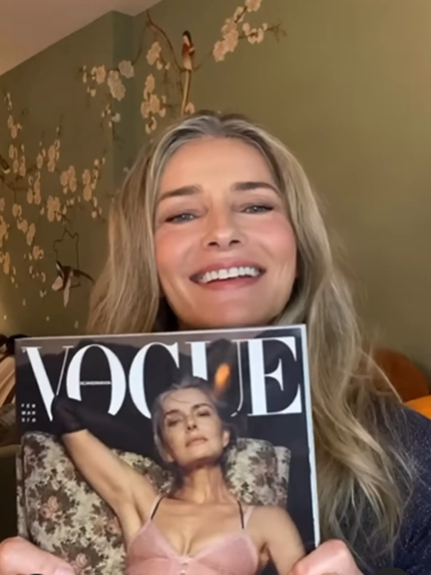Pavlína s titulkou Vogue Škandinávia, ktorej bola tvárou.
