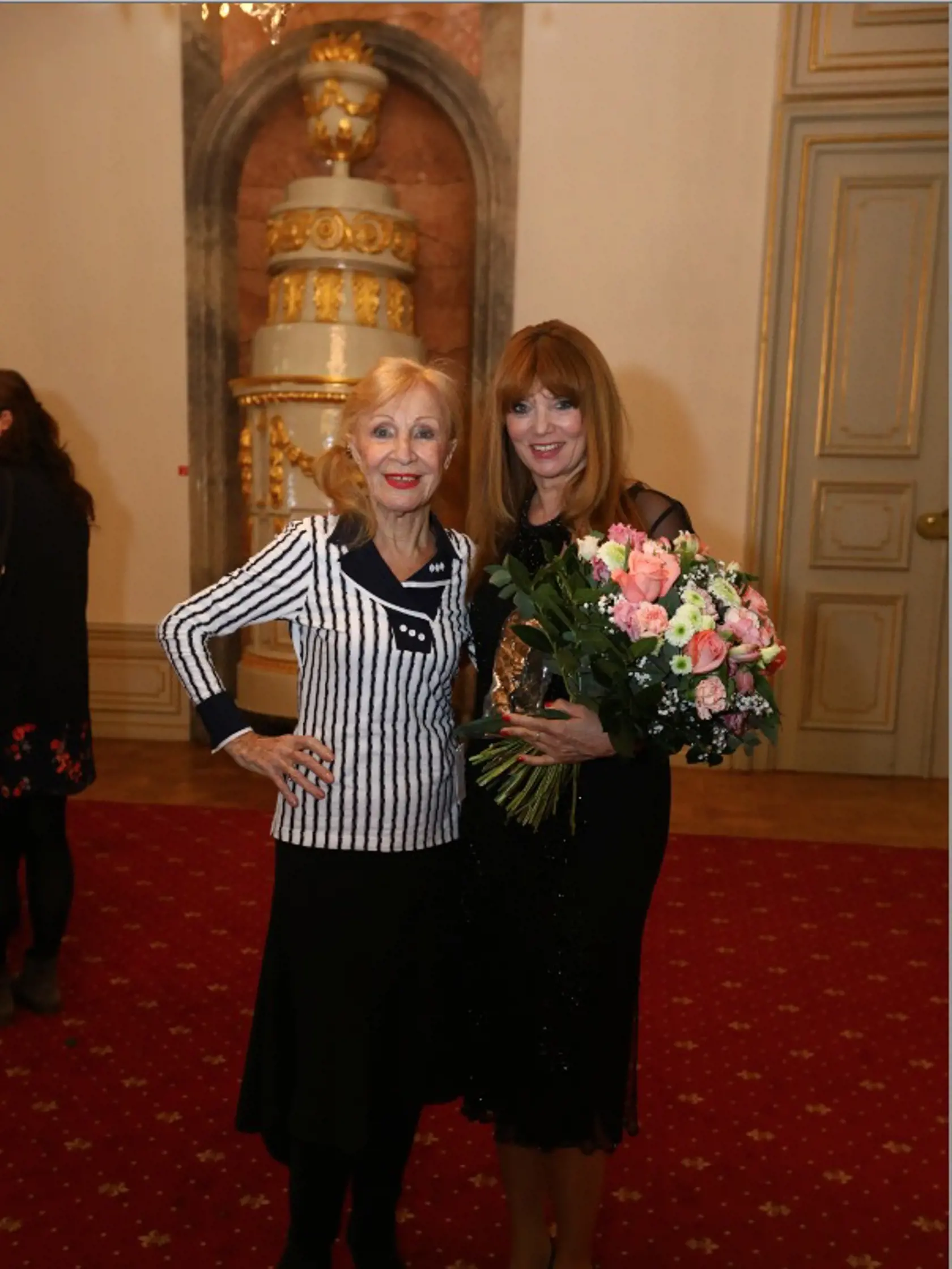 Herečka Marína Kráľovičová a Ingrid Fašiangová. 