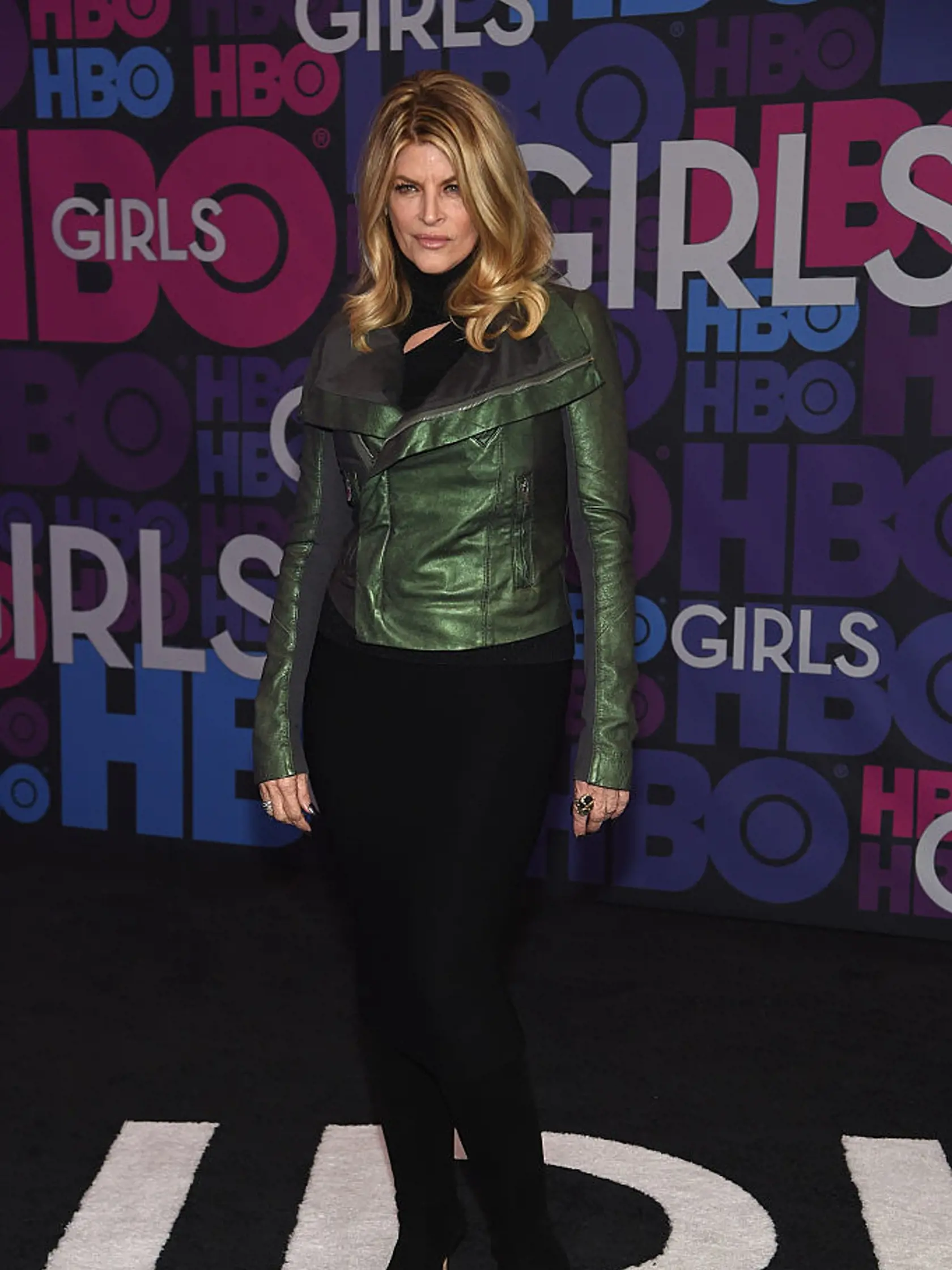 NEW YORK, NY - JANUARY 05:  Actress Kirstie Alley attends the "Girls" season four series premiere at American Museum of Natural History on January 5, 2015 in New York City.  (Photo by Jamie McCarthy/Getty Images)