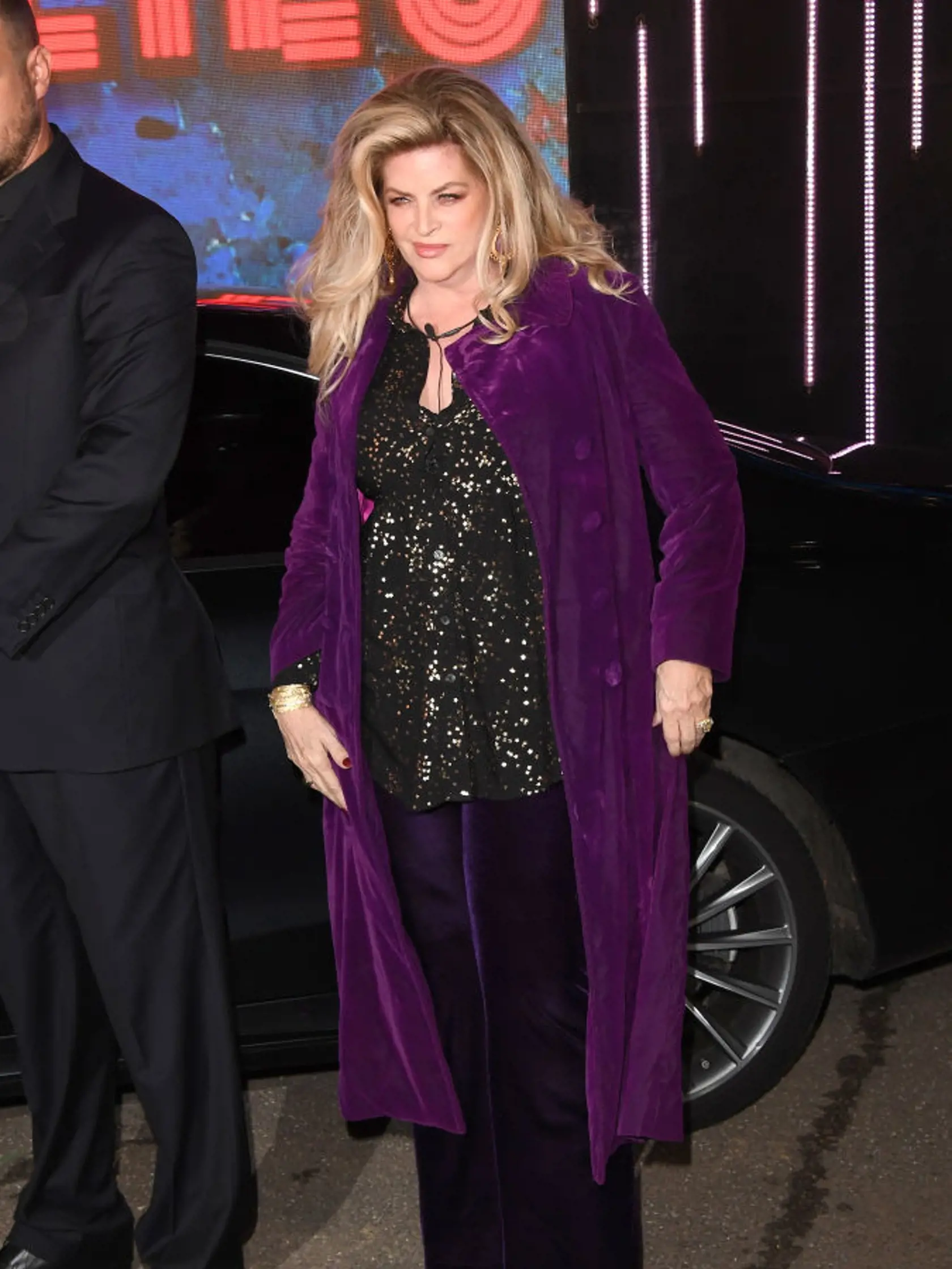 BOREHAMWOOD, ENGLAND - AUGUST 16:  Kirstie Alley enters the Celebrity Big Brother house at Elstree Studios on August 16, 2018 in Borehamwood, England.  (Photo by Stuart C. Wilson/Getty Images)