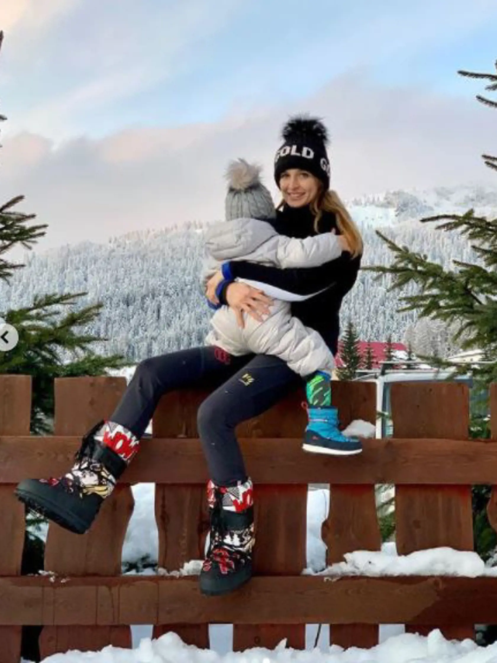 Katarína Saganová s Marlonom na Kubínskej holi.