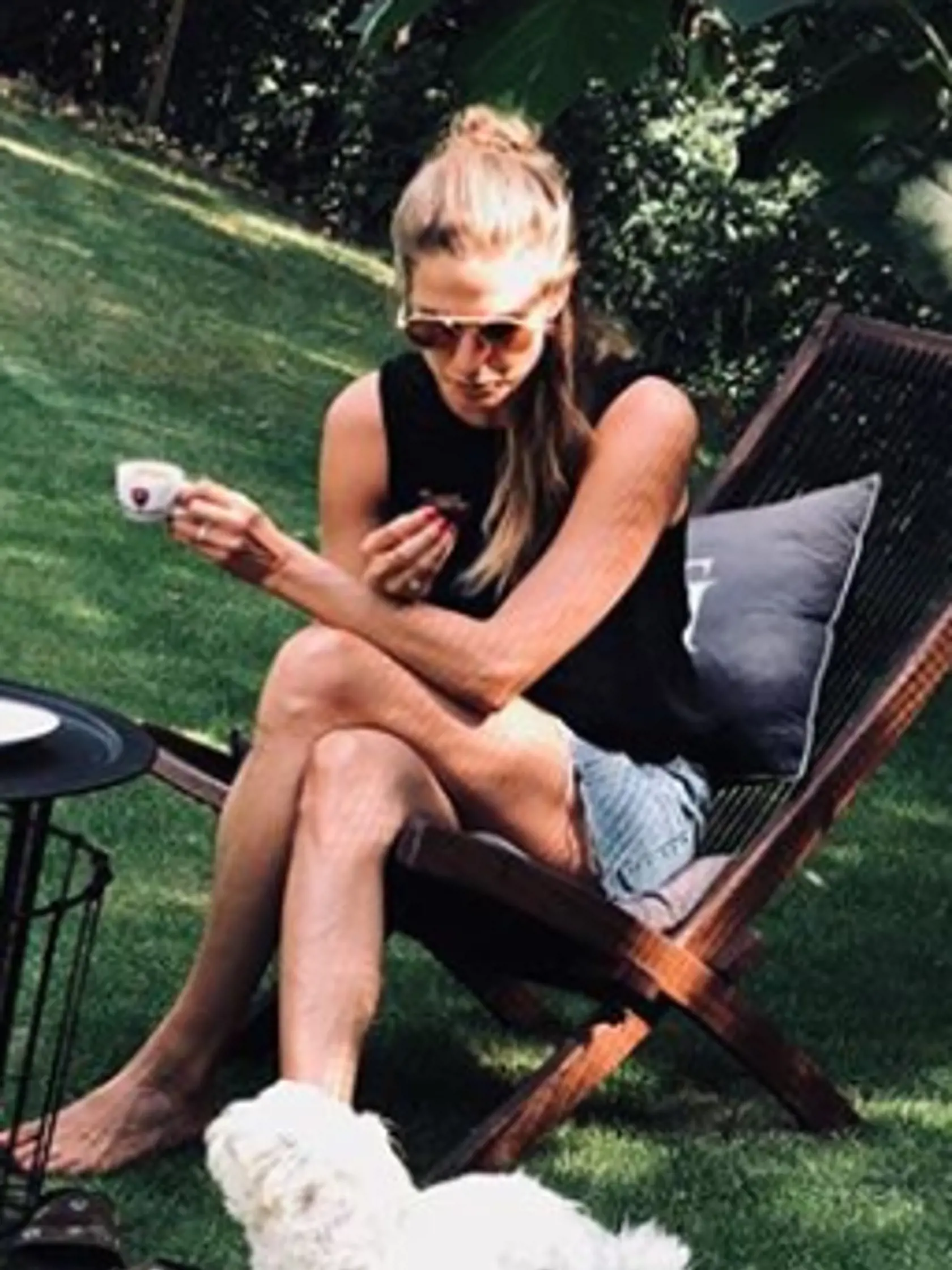 Katarína Saganová strávila pár dní nedávno aj doma na Slovensku.