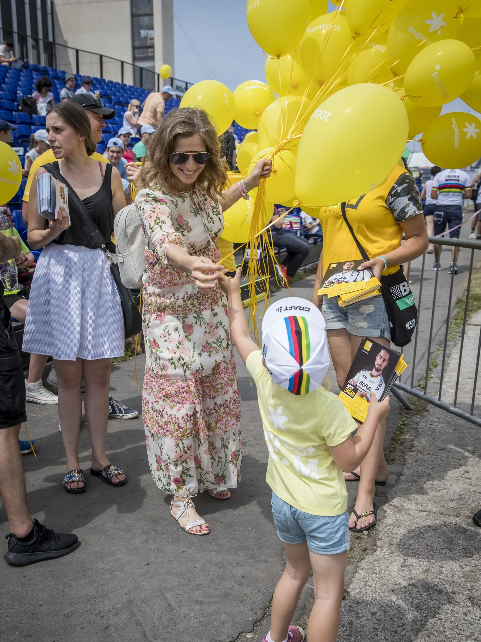 Na snimke tehotna Katarina Saganova pocas spolocnych Majstrovstiev Slovenska a Ceskej republiky v cestnej cyklistike kategorie Elite.