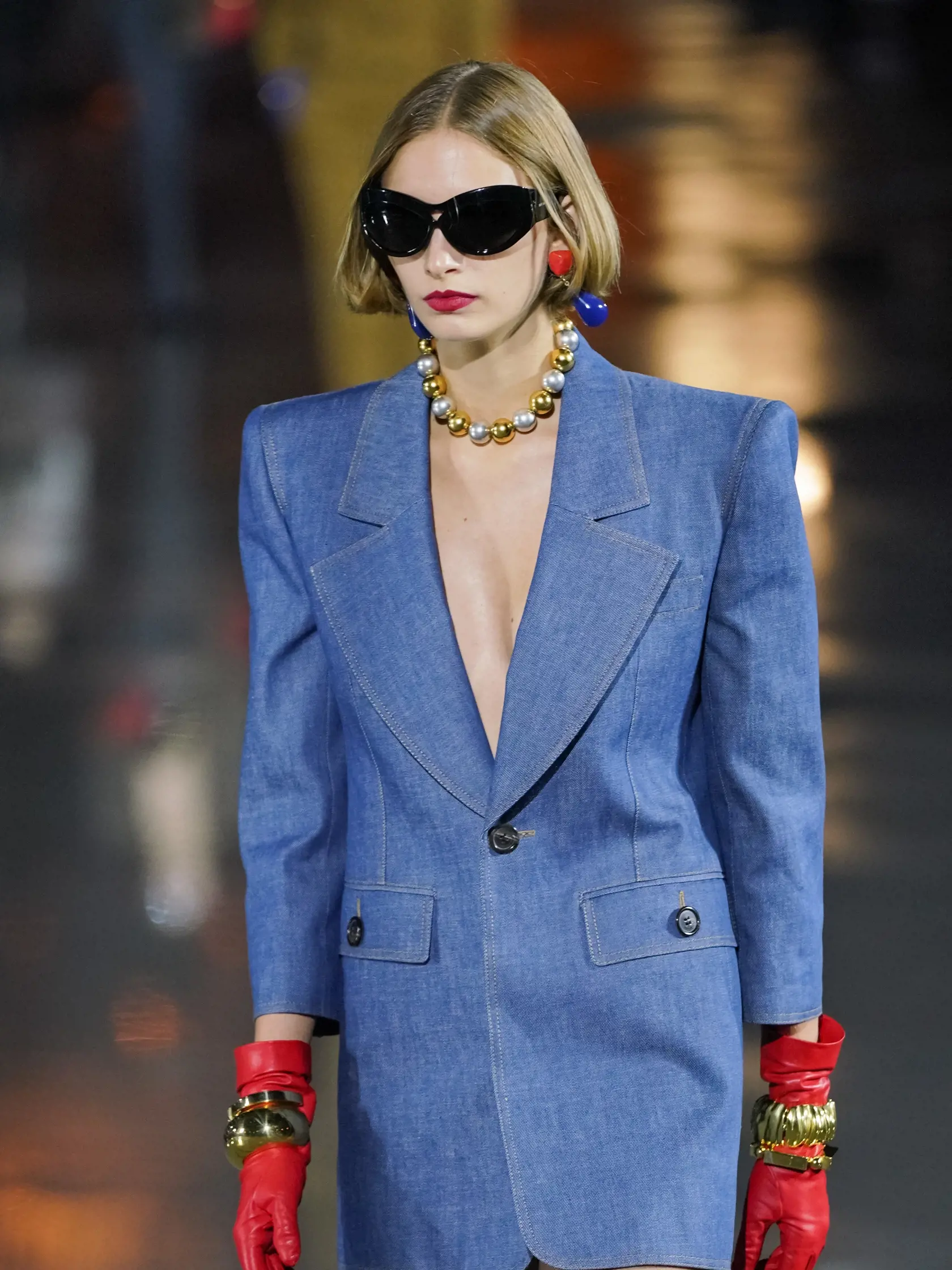 Saint Laurent : Runway - Paris Fashion Week - Womenswear Spring Summer 2022