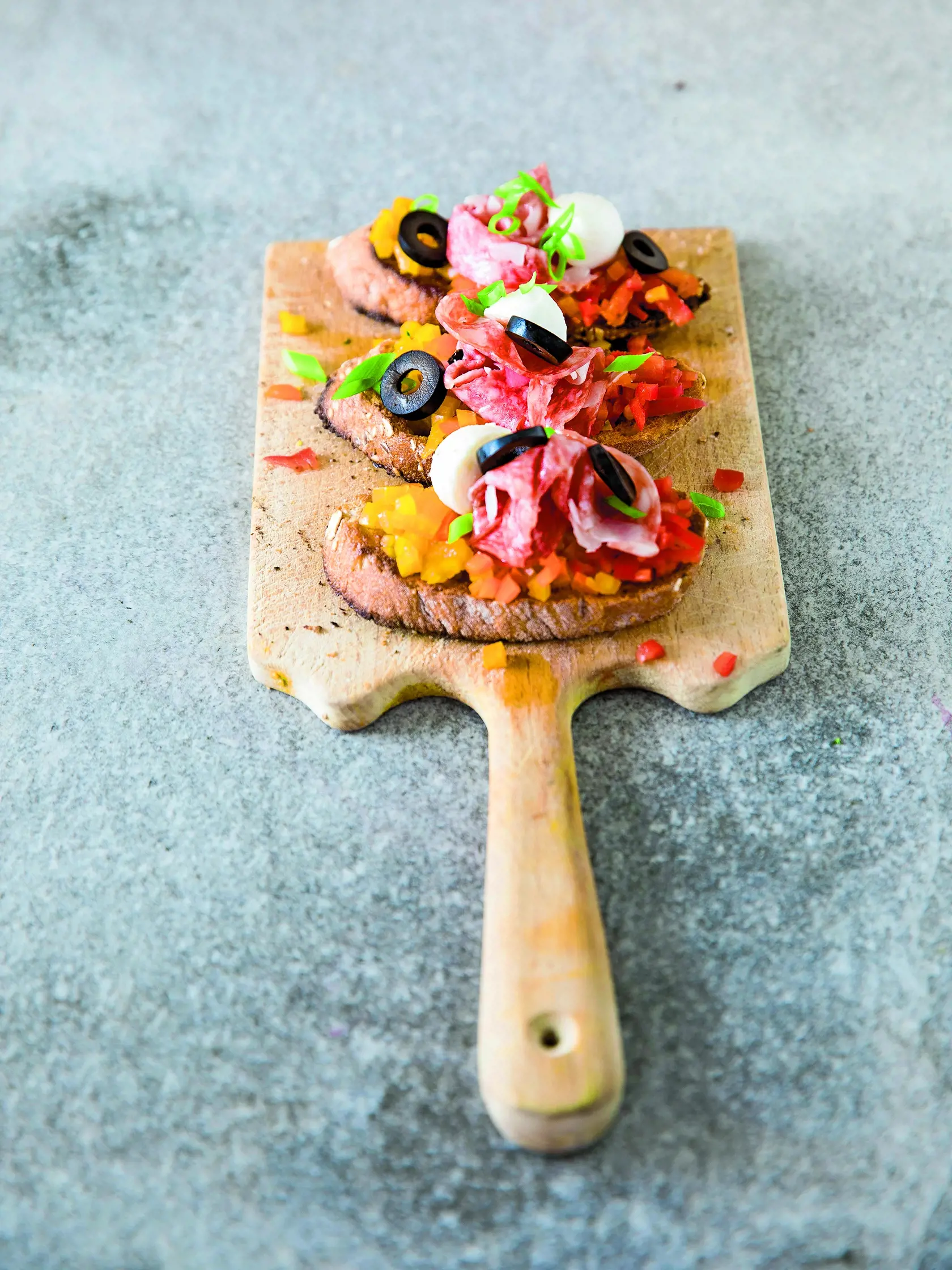 Antipasto bruschetta