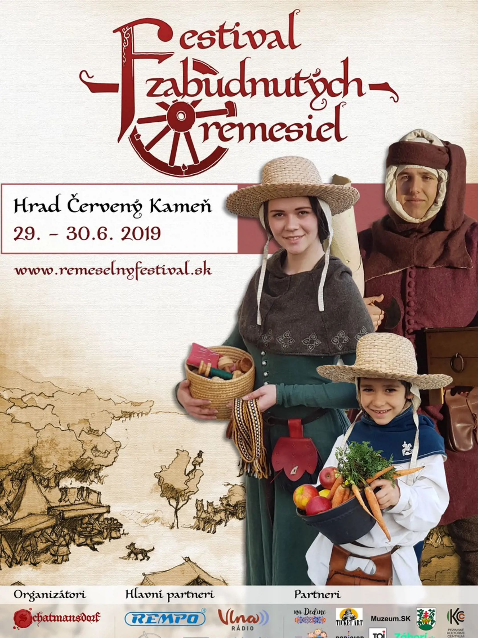 Festival zabudnutých remesiel láka na hrad Červený kameň neďaleko Bratislavy
