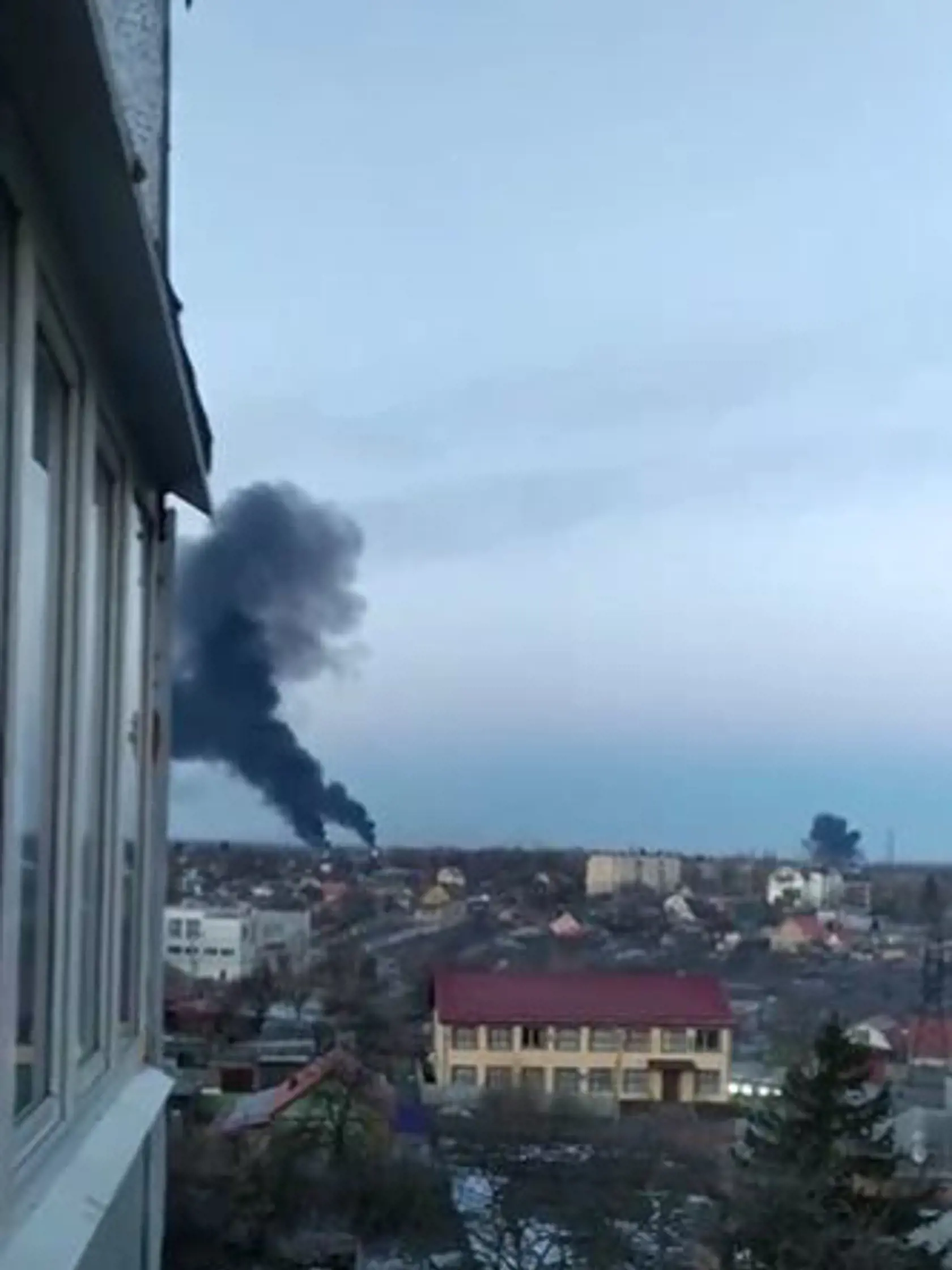 Útok na ukrajinské mesto Charkov.