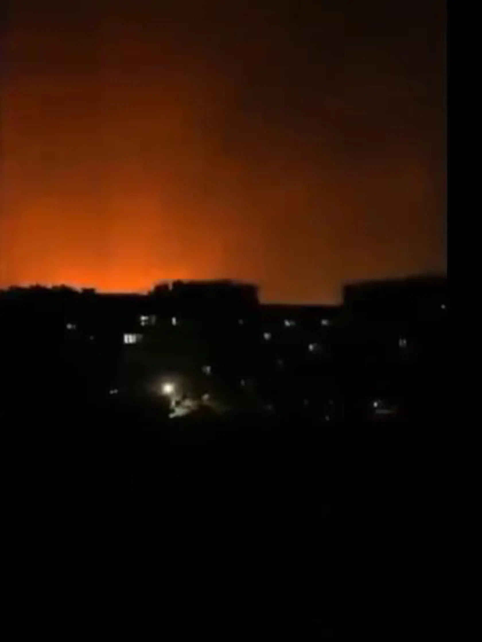 Útok na ukrajinské mesto Charkov.