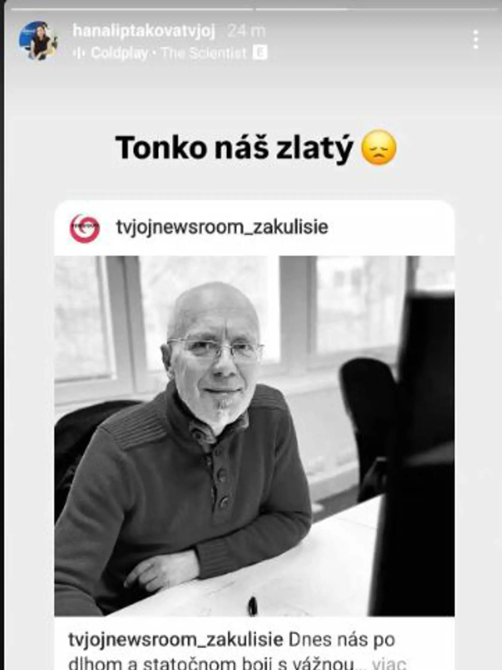 Zomrela dlhoročná tvár spravodajstva Anton Adamčík